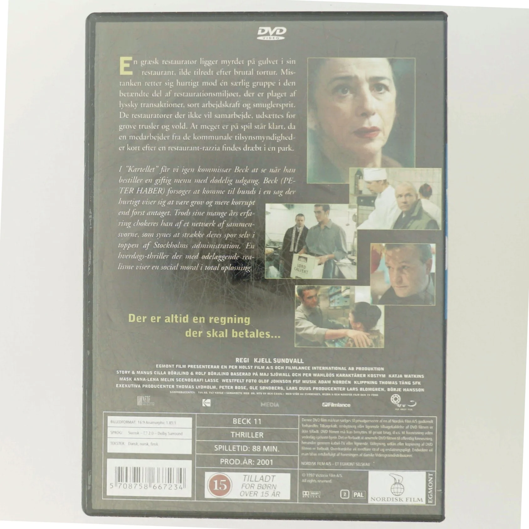 Beck - Kartellet DVD fra Nordisk Film