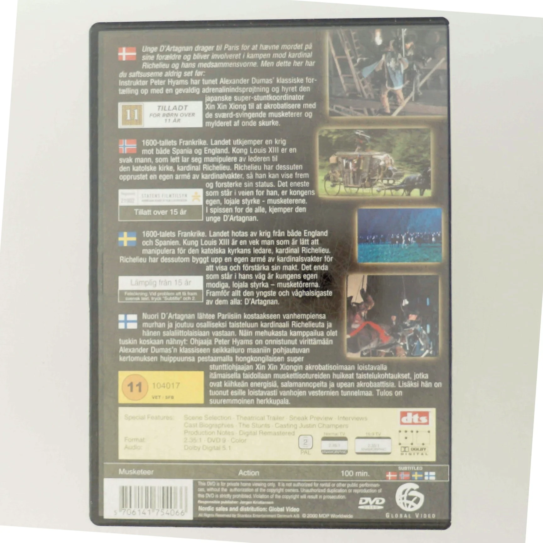 DVD Film - Musketér