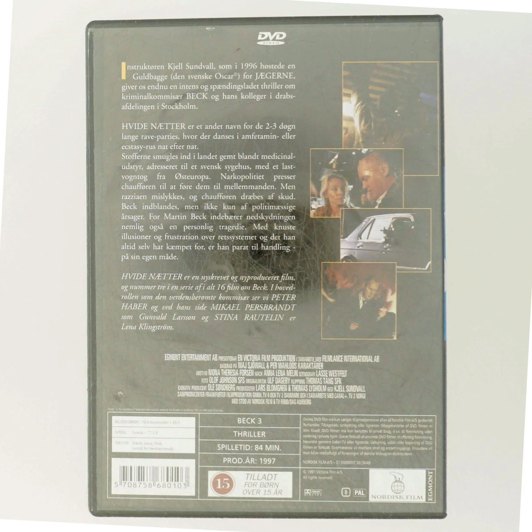 Beck: Hvide nætter DVD fra Nordisk Film