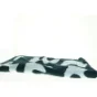 Sort og hvid mønstret tæppe (str. 140 x 160 cm)
