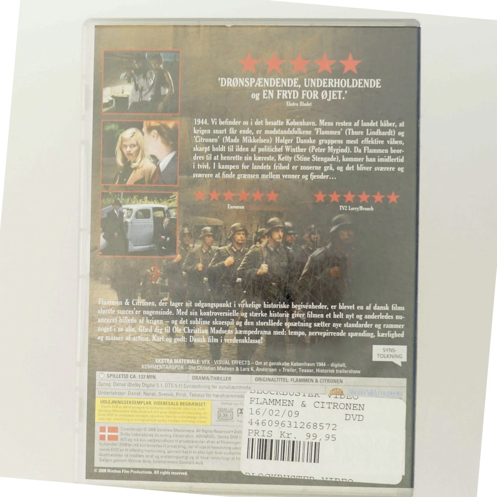 Flammen & Citronen DVD fra Nimbus Film