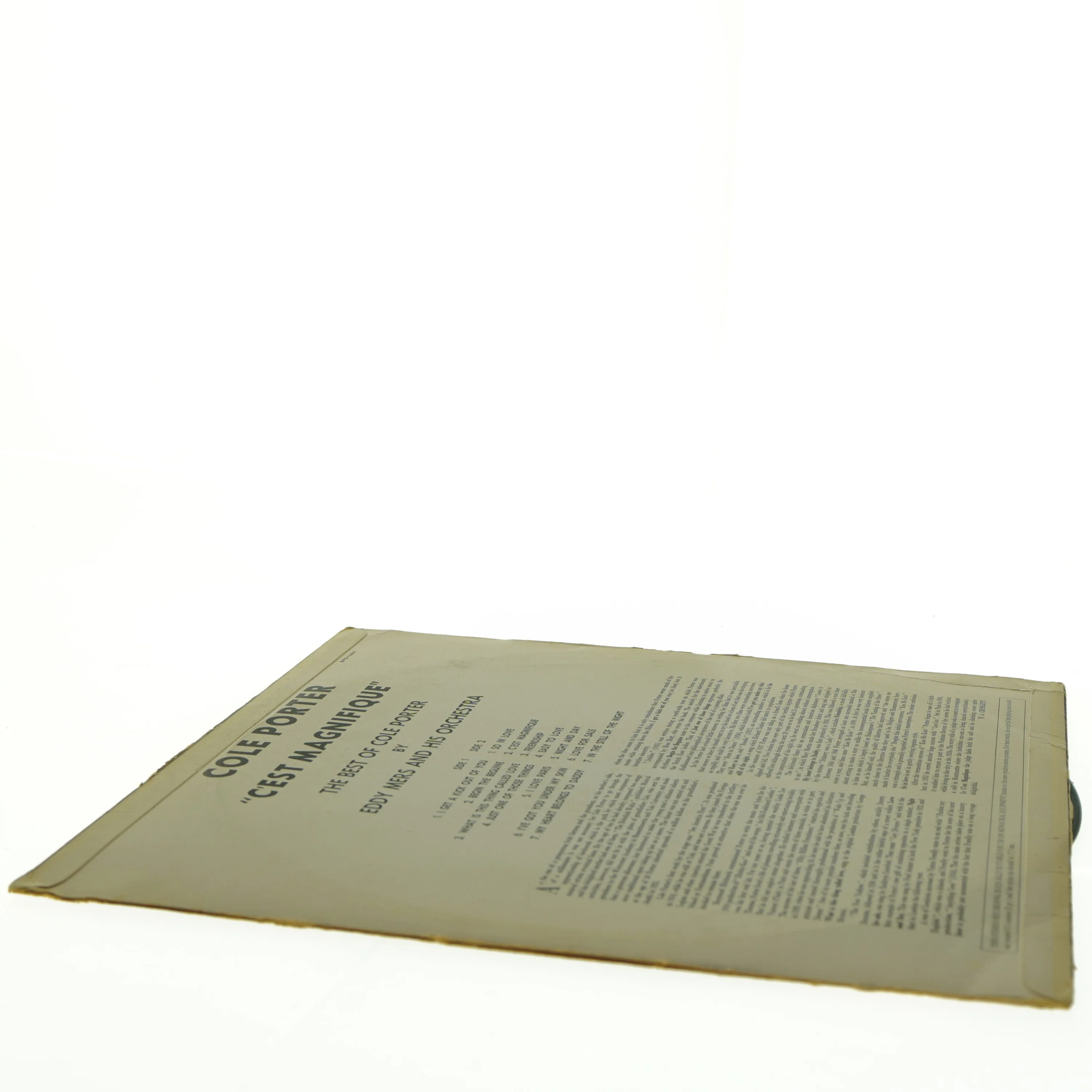 Cole Porter - C'est magnifique LP