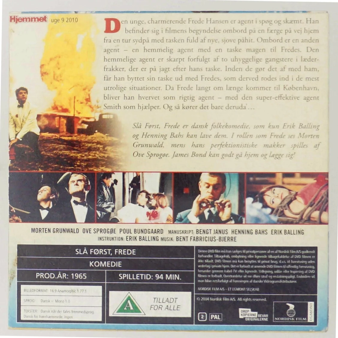 Slå først, Frede DVD fra Nordisk Film