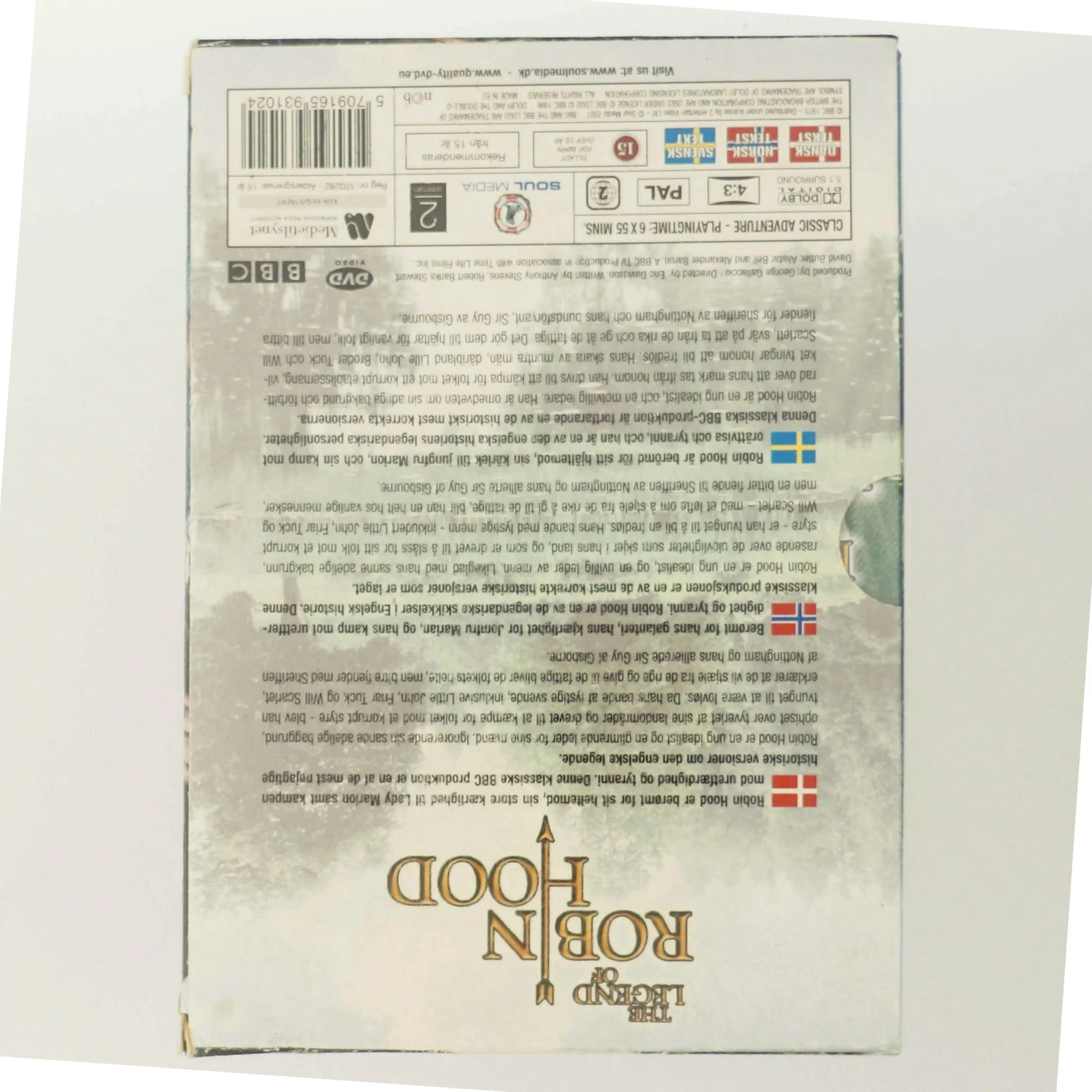 Robin Hood DVD-sæt fra BBC