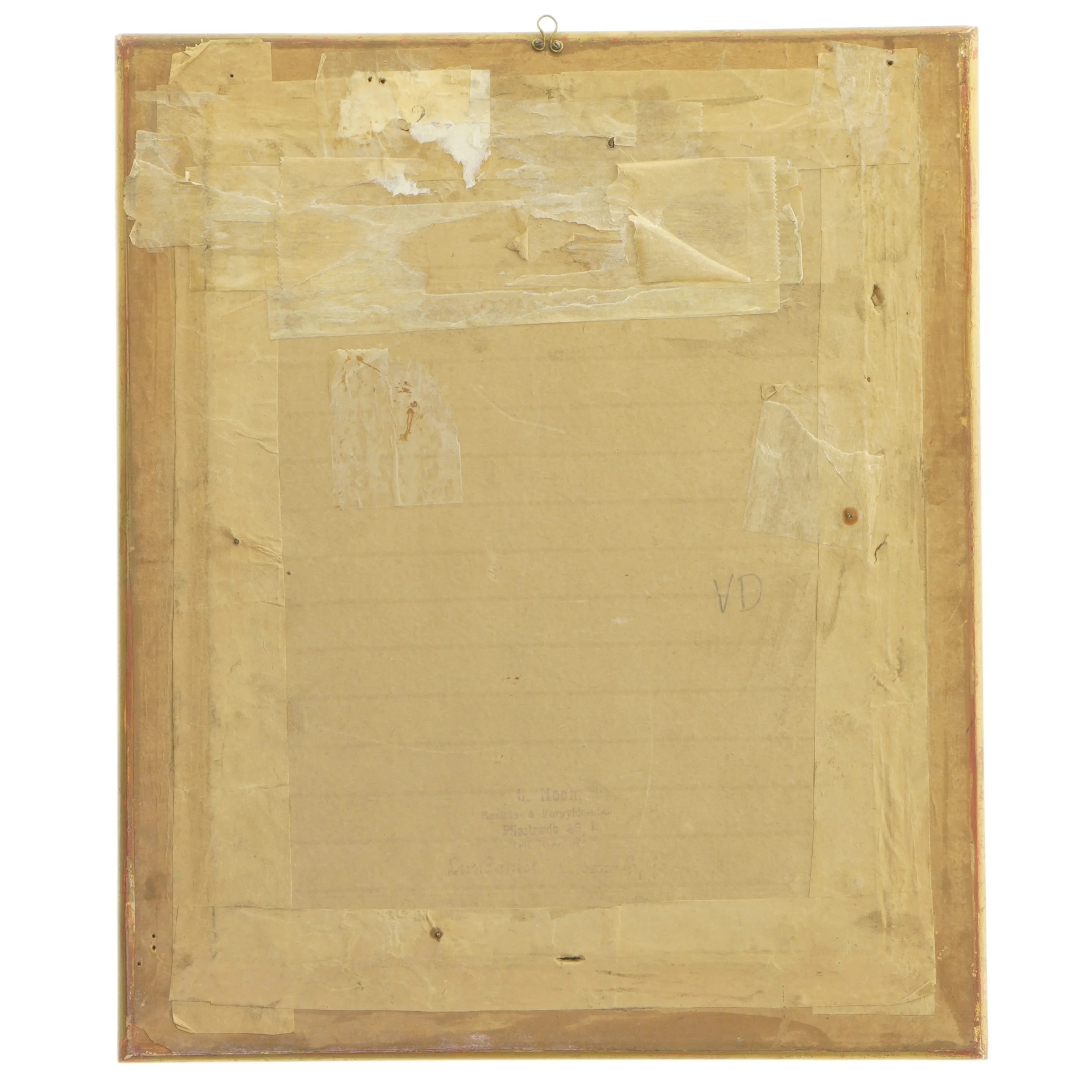 Indrammet kunsttryk (str. 31,5x26,5 cm)