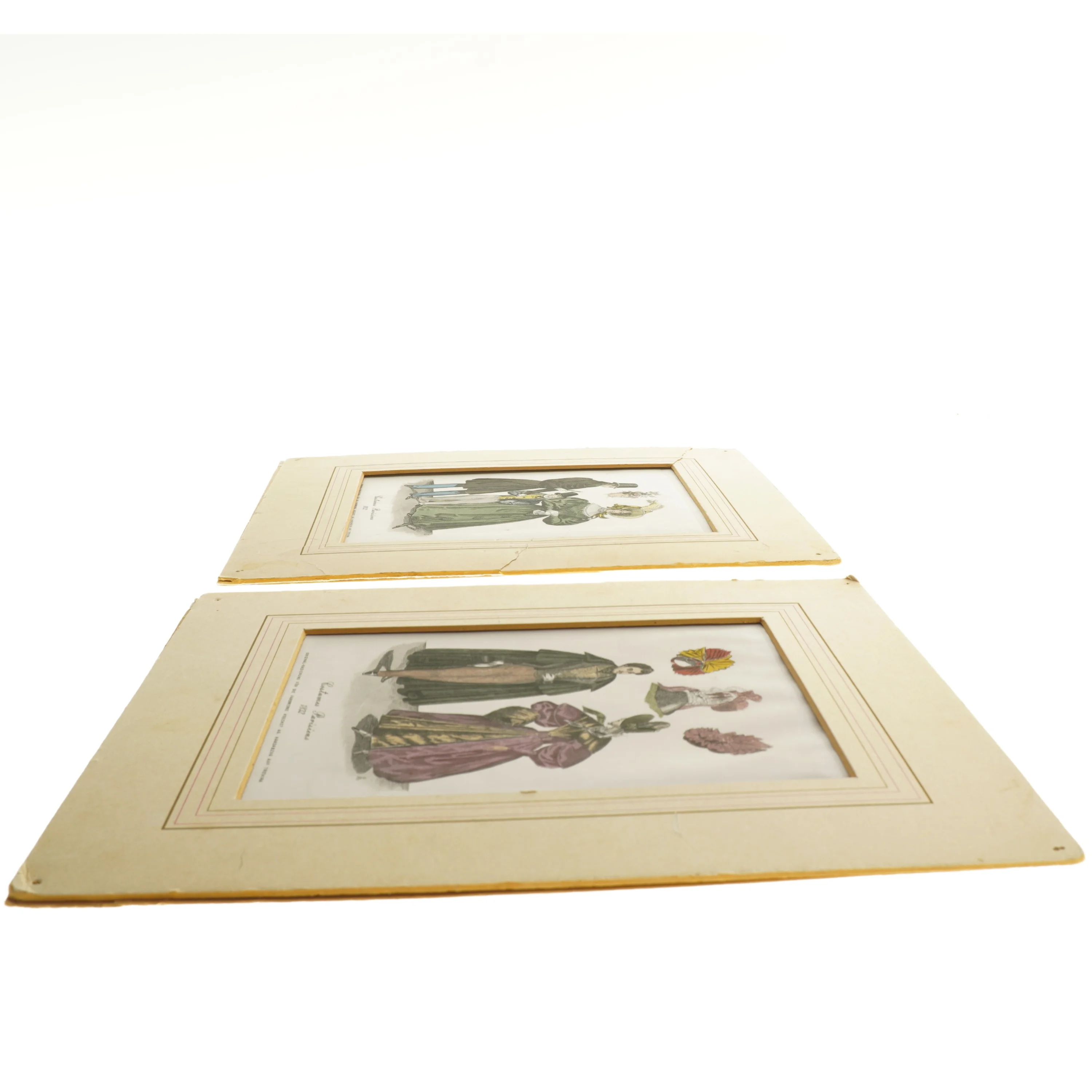 Vintage modeillustrationer (str. 31x27,5 cm)