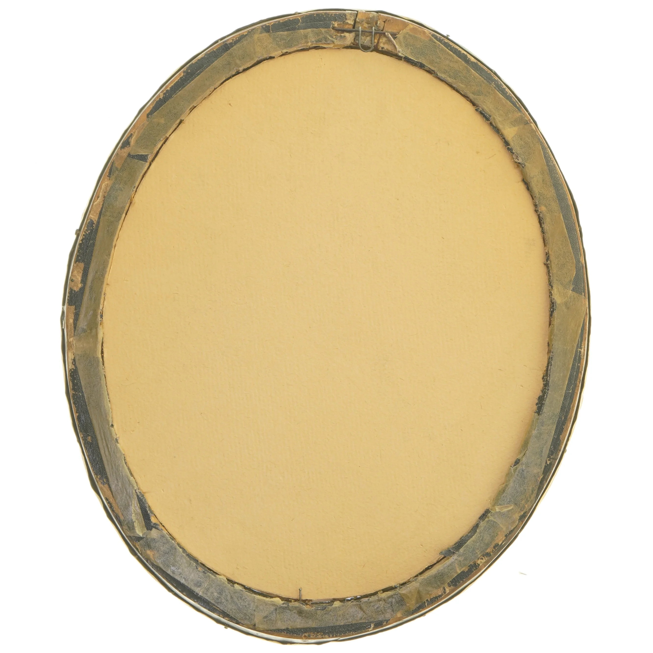 Ovalt billede med guldramme (str. 31,5x26 cm)