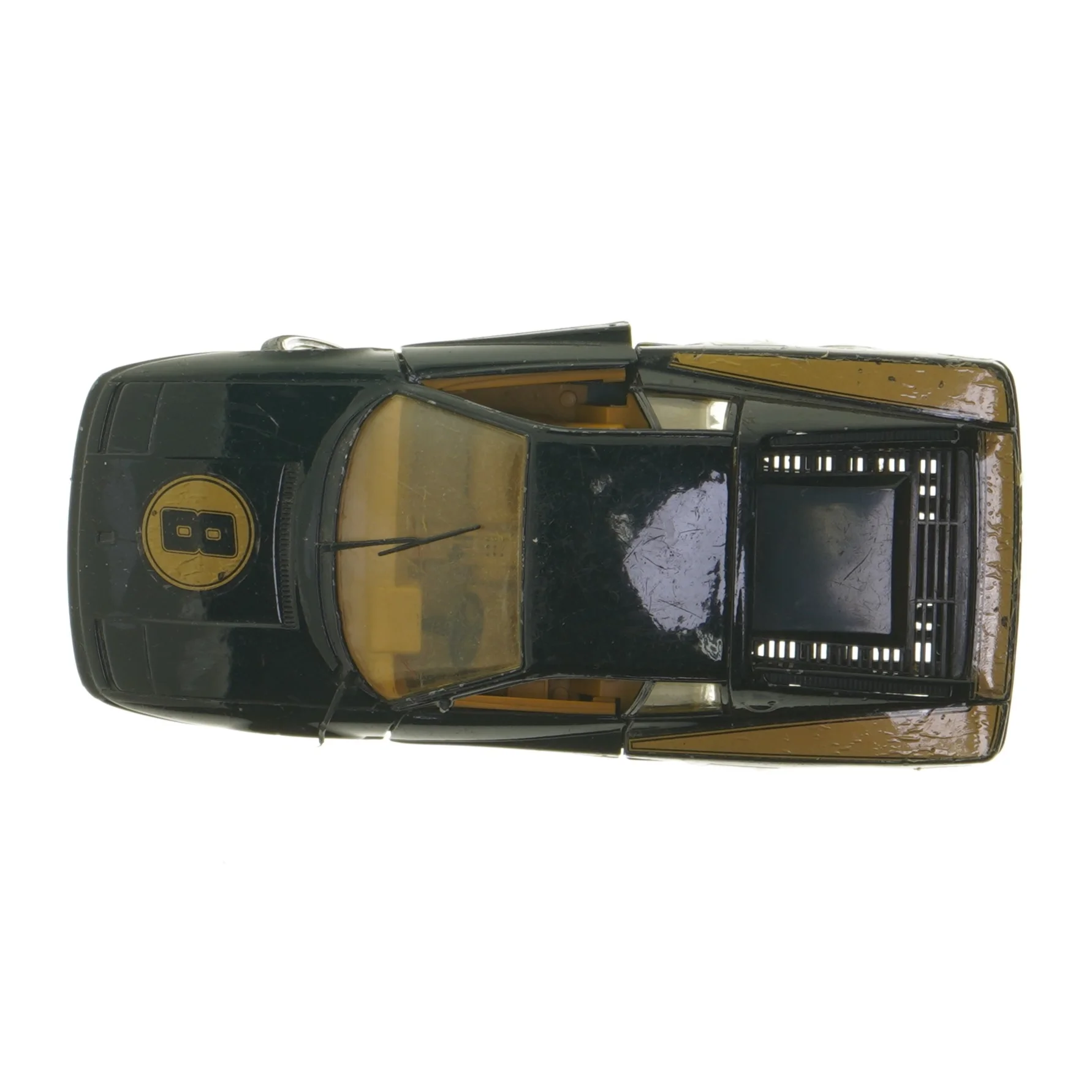 Sort legetøjsbil (str. 18,5x8 cm)