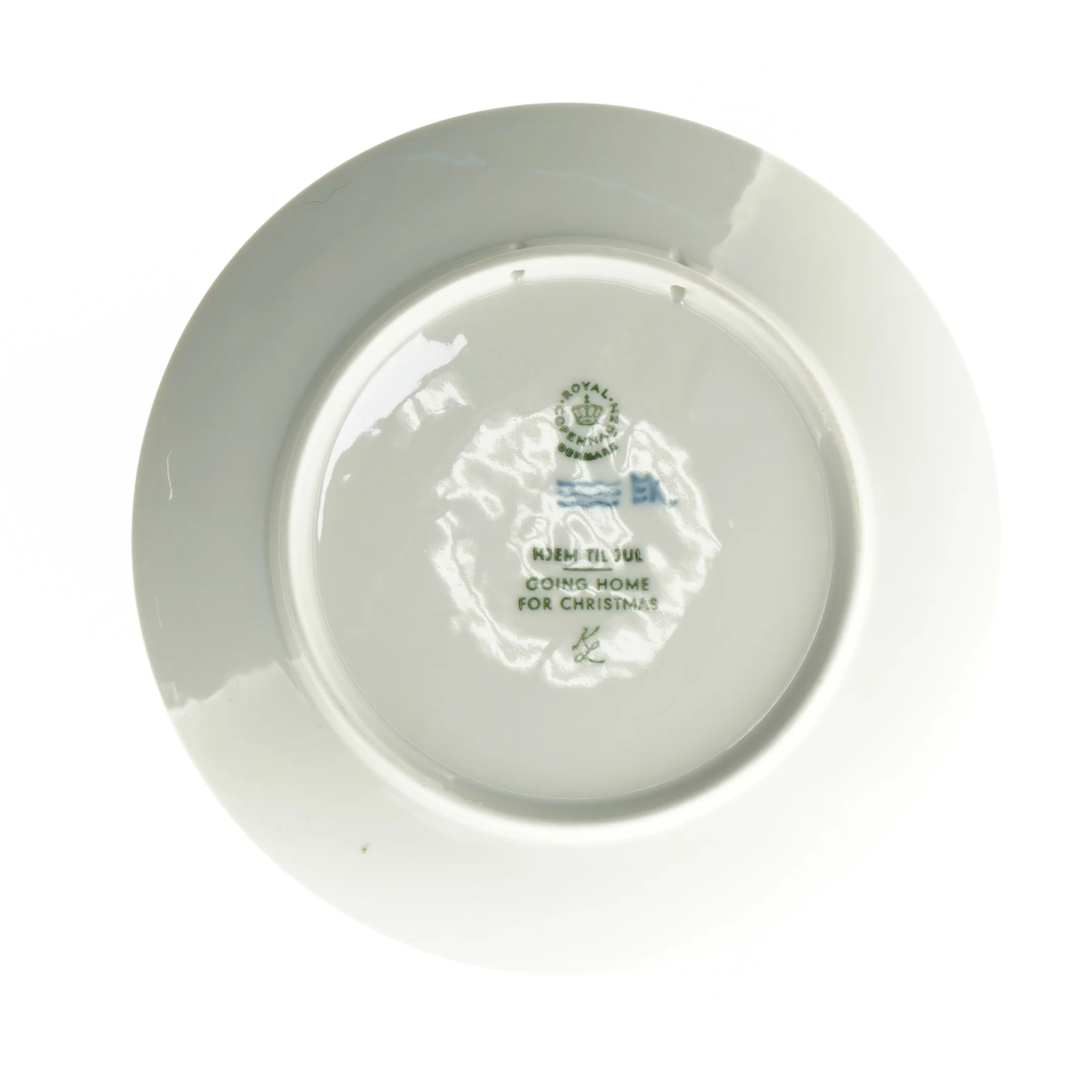 Platte 1973 hjem til jul fra Royal Copenhagen (str. 18 x 18 cm)