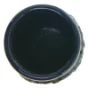 Retro blå keramikvase (str. 15 cm)
