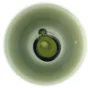 Retro Grøn glasvase (str. 16 x 9 cm)