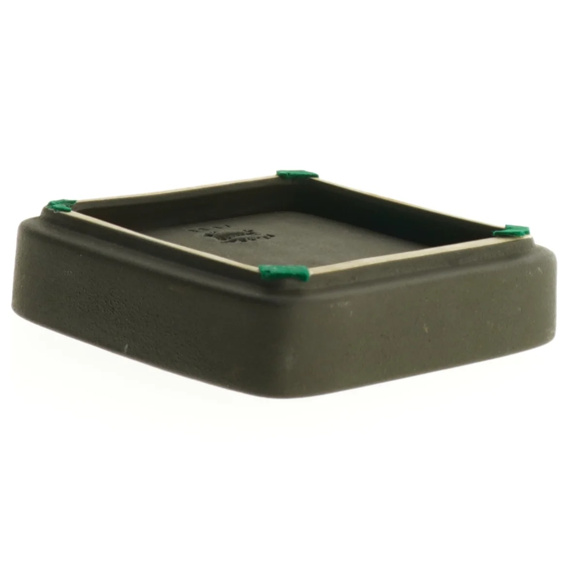 Retro blå keramik askebæger - Søholm (str. 12 x 12 x 3 cm)