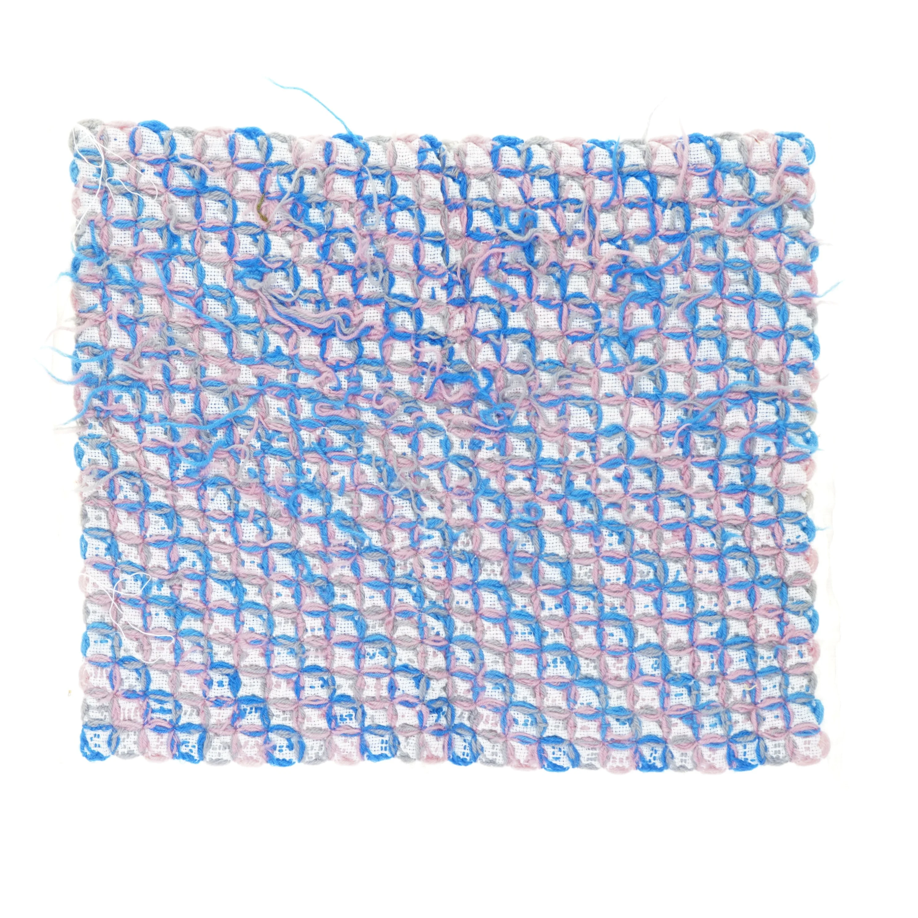 broderet stofstykke (str. 47 x 39 cm)