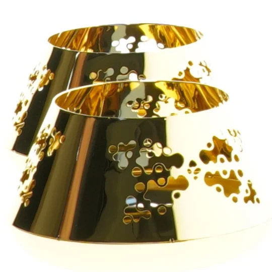 Georg Jensen lysmanchetter fra Georg Jensen (str. 4x6 cm)