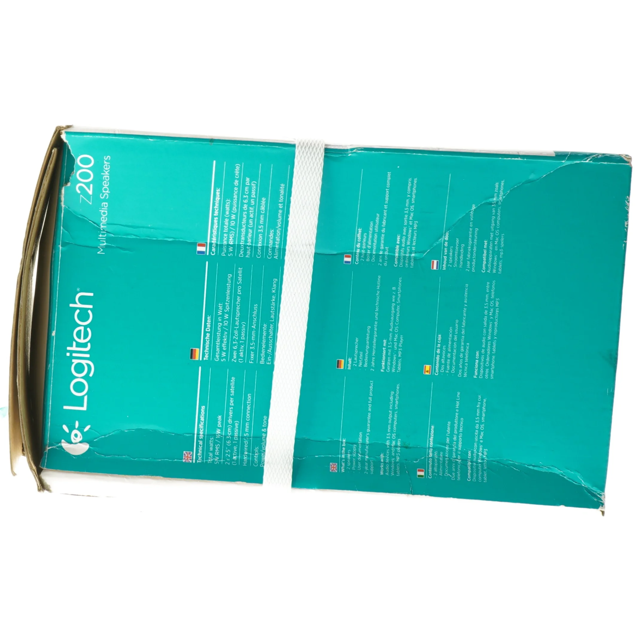 Logitech højttalere Z200 fra Logitech (str. 24x9 cm)