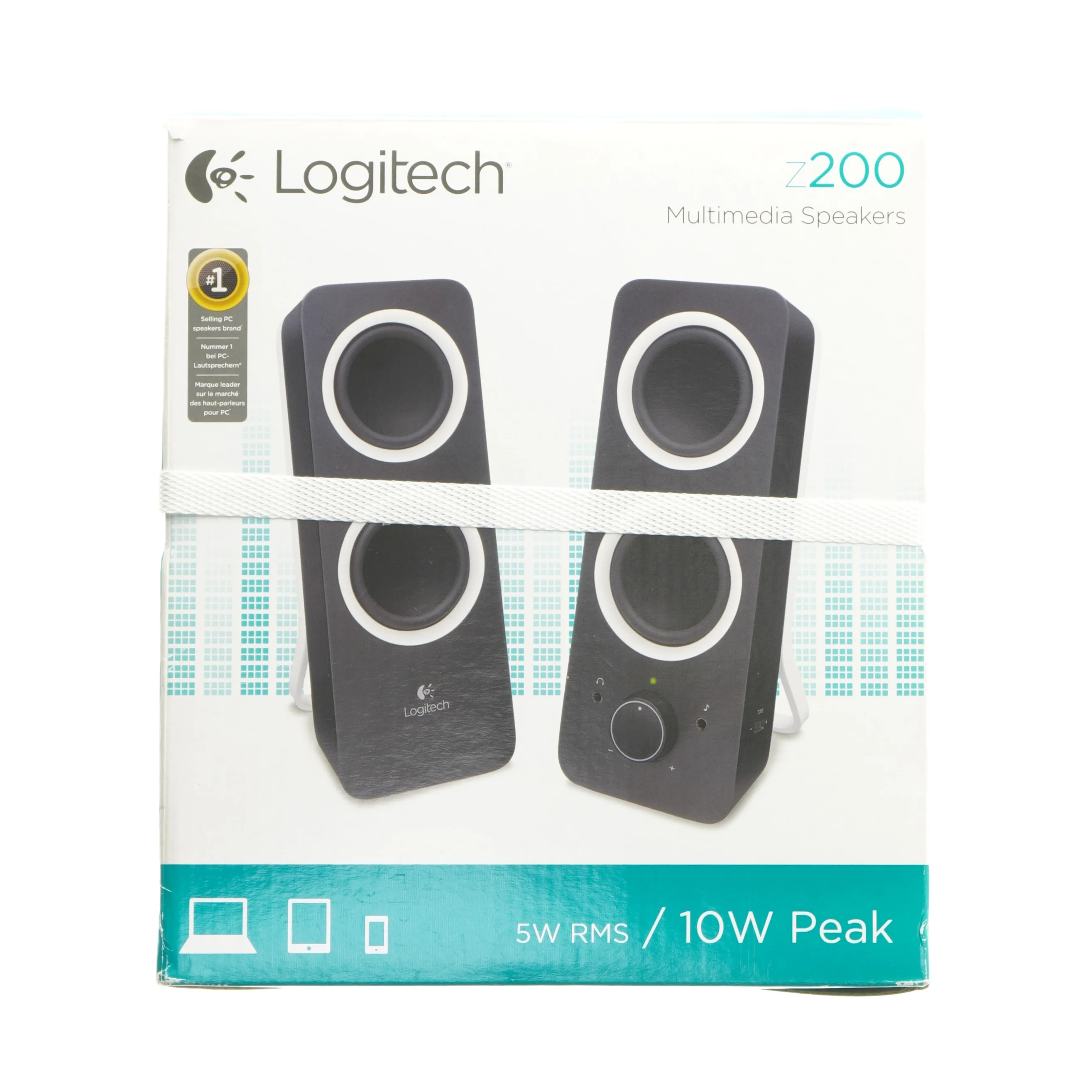 Logitech højttalere Z200 fra Logitech (str. 24x9 cm)