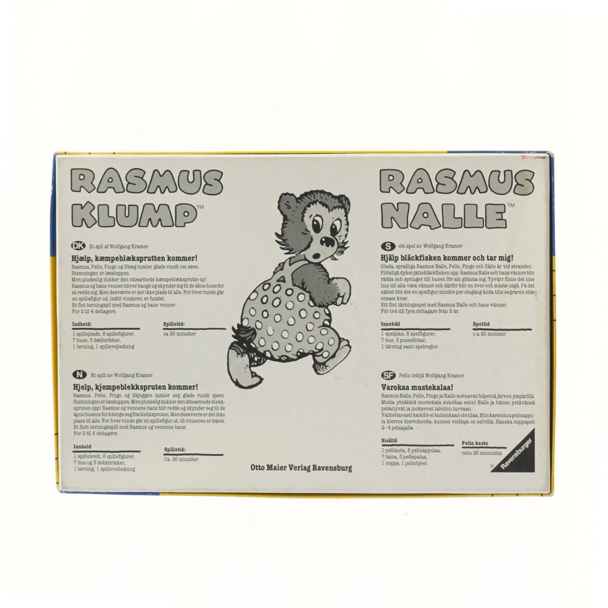 Rasmus Klump spil (str. 33x23x3,5 cm)