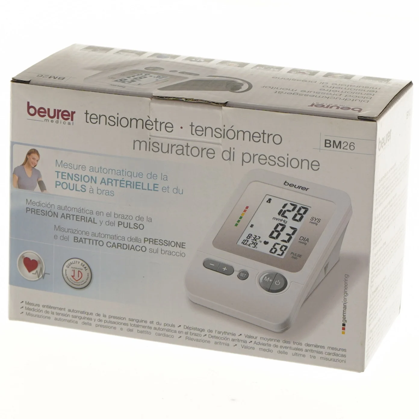 Blodtryksmåler Beurer BM26 fra Beurer (str. 7x14x8,8 cm)