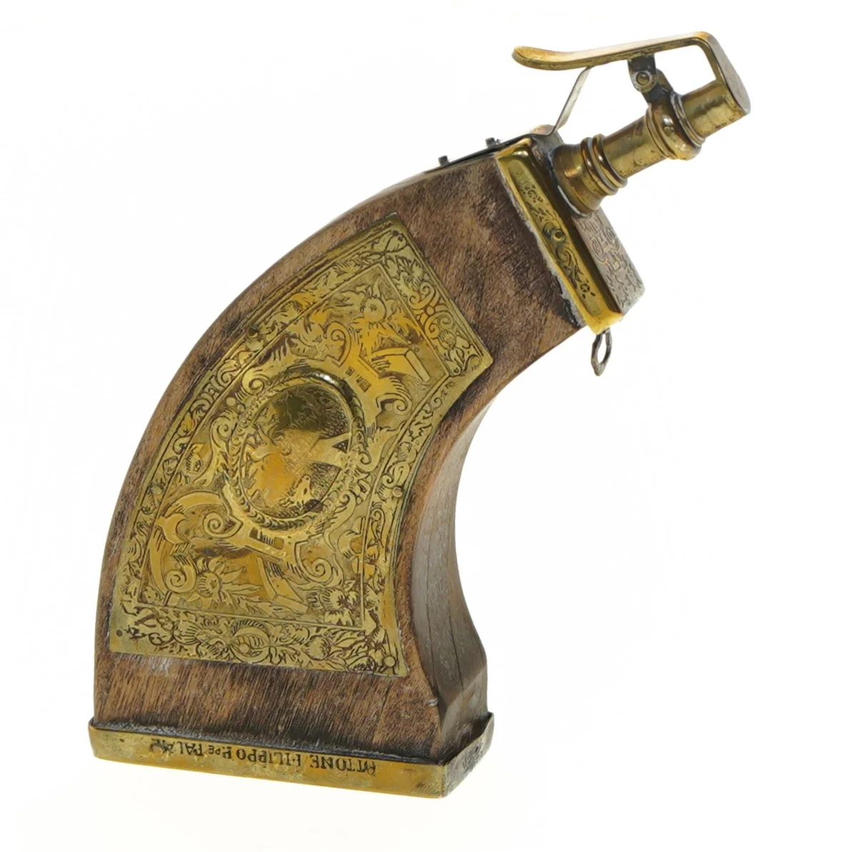 Dekorativ antik beholder (str. 17 cm)