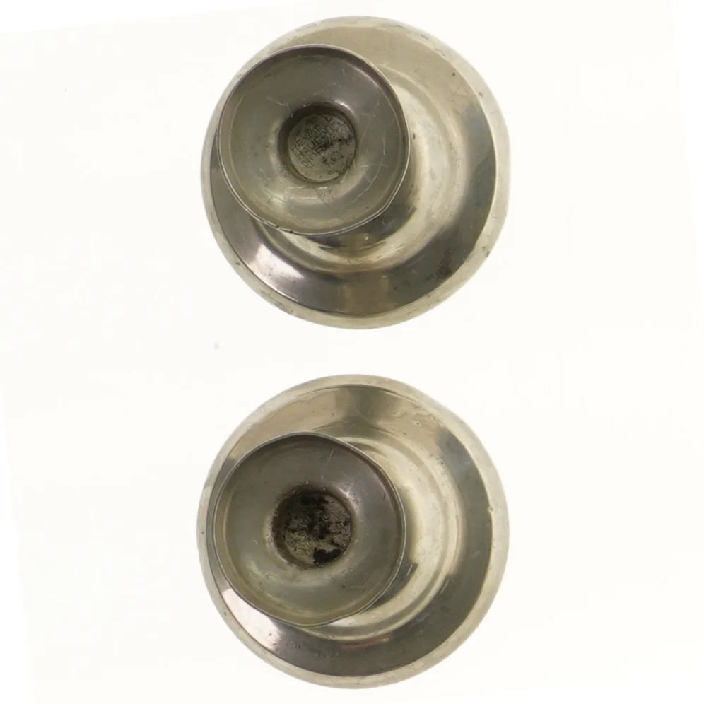 Sæt lysestager i metal (str. 10 cm)