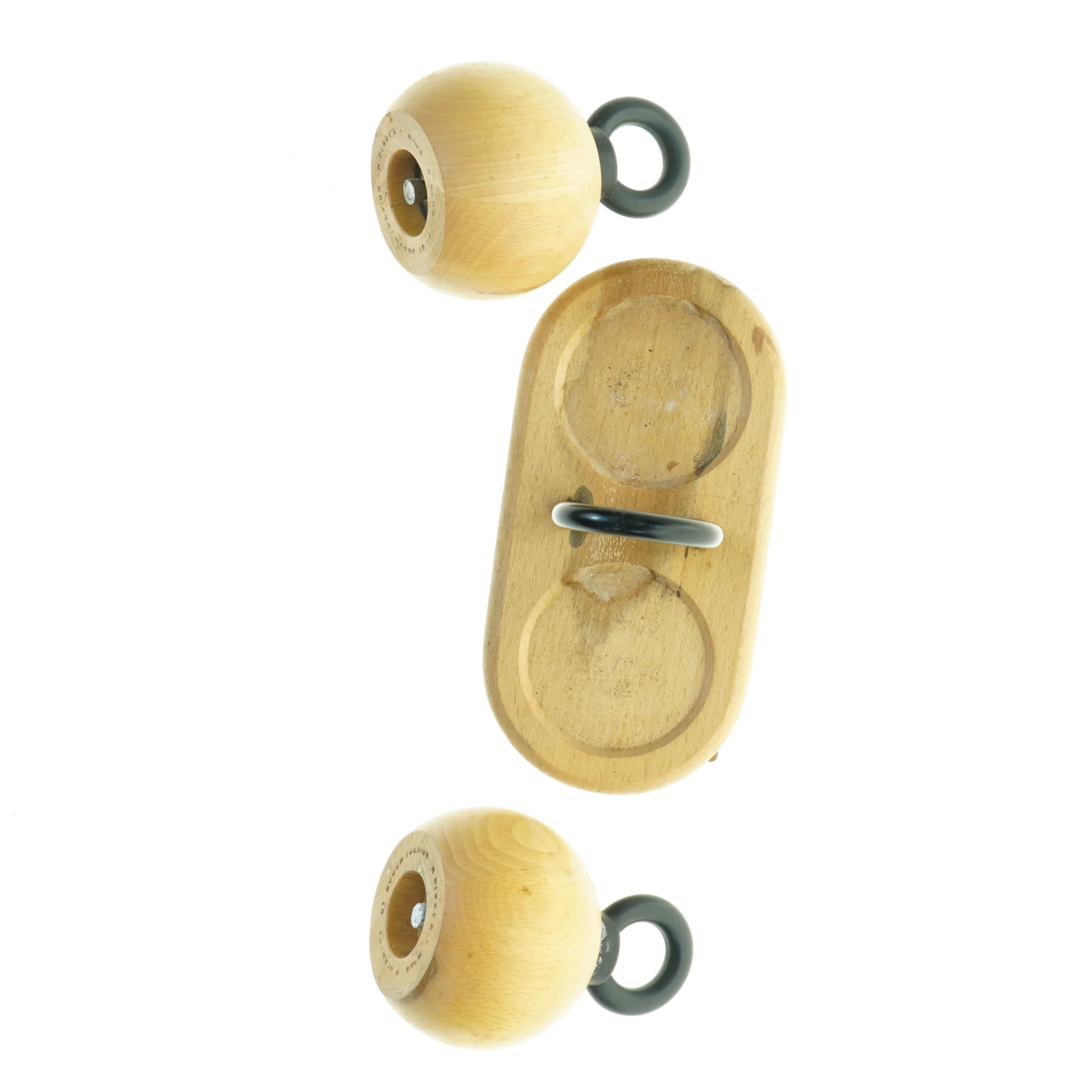 Sal- og pebersæt i træ fra Bodum (str. 22 x, 11 x 16 cm)