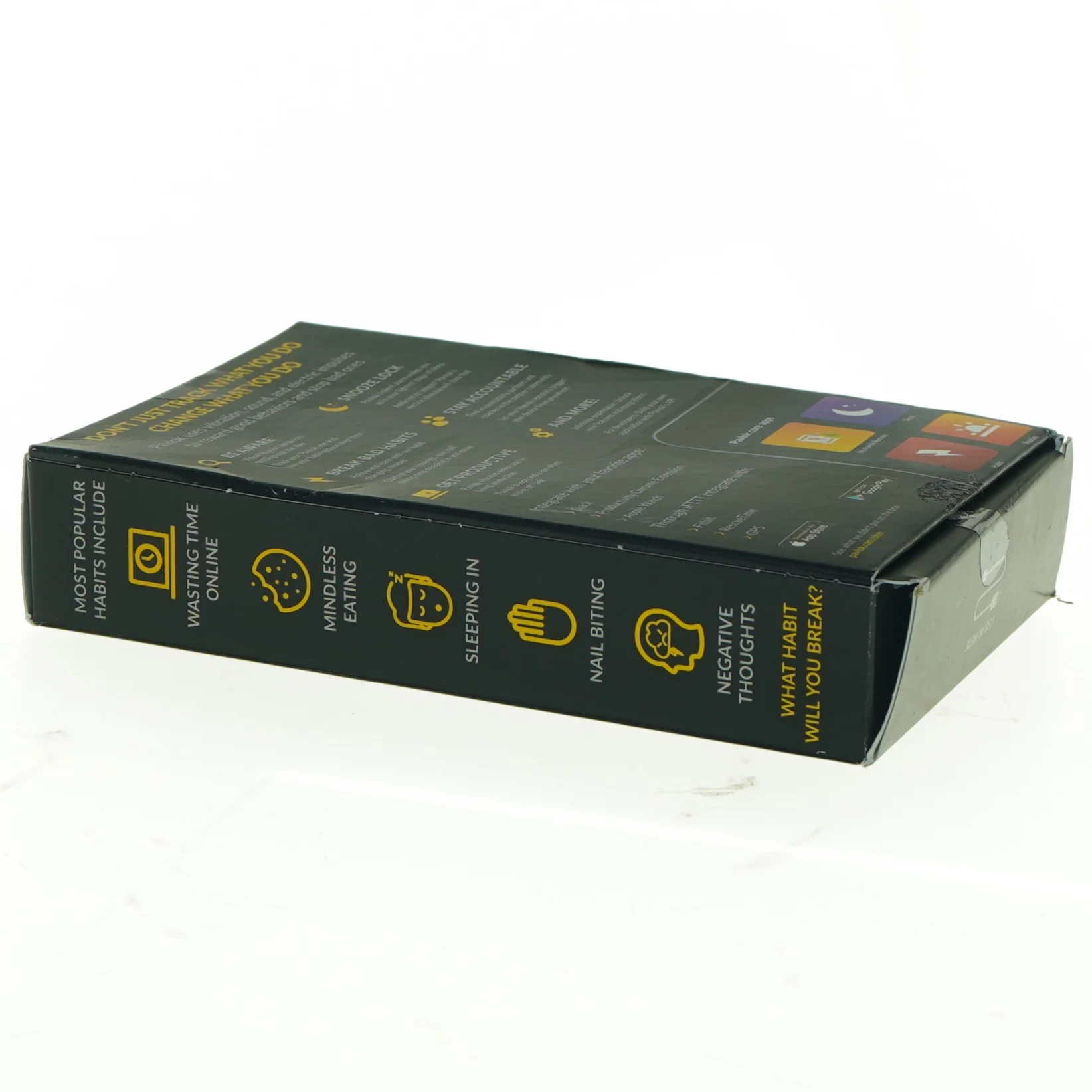 Pavlok2 adfærdsændringsarmbånd - verdens bedste lydløse vækkeur(str. 21 cm)