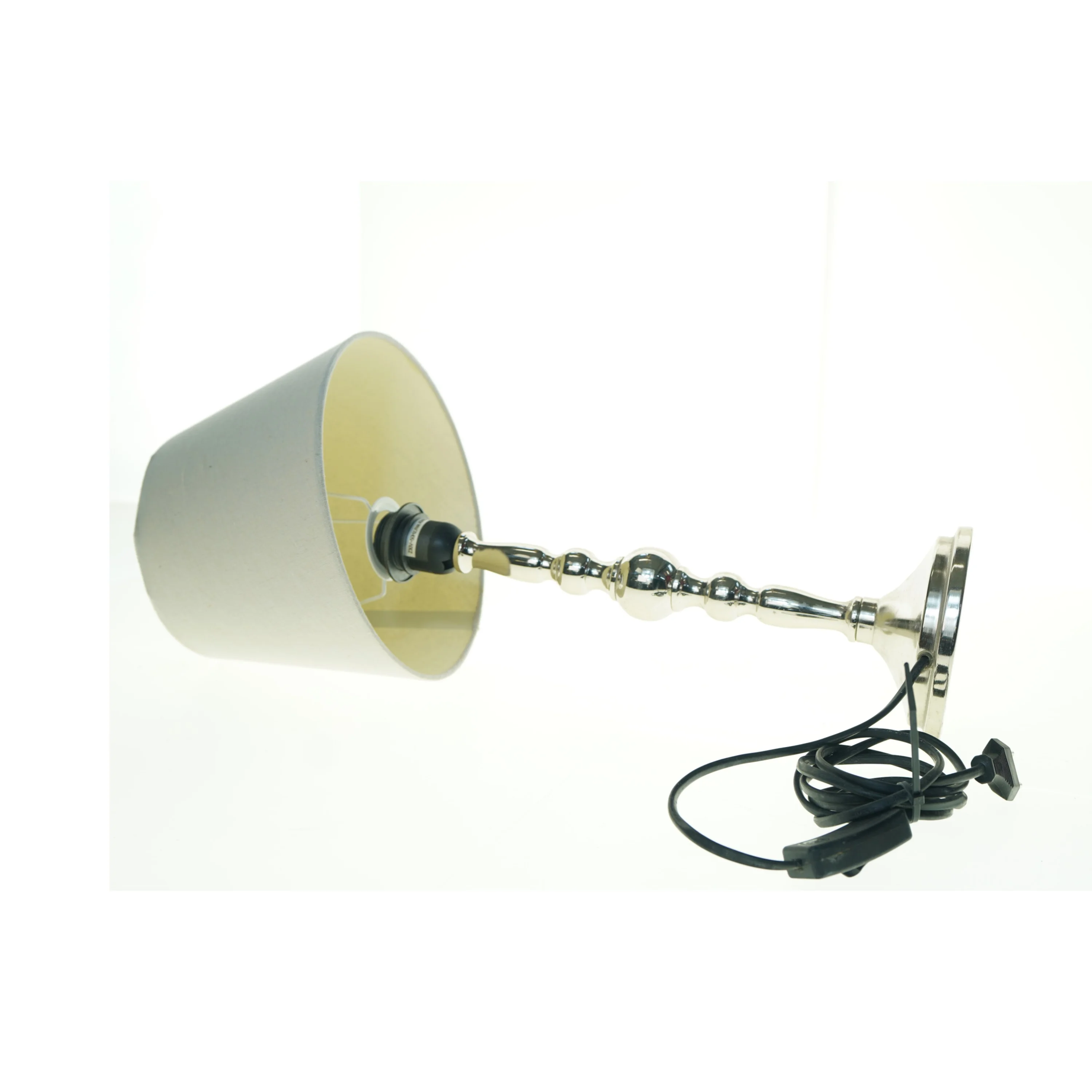 Bordlampe med stofskærm (str. 55 x 25 cm)