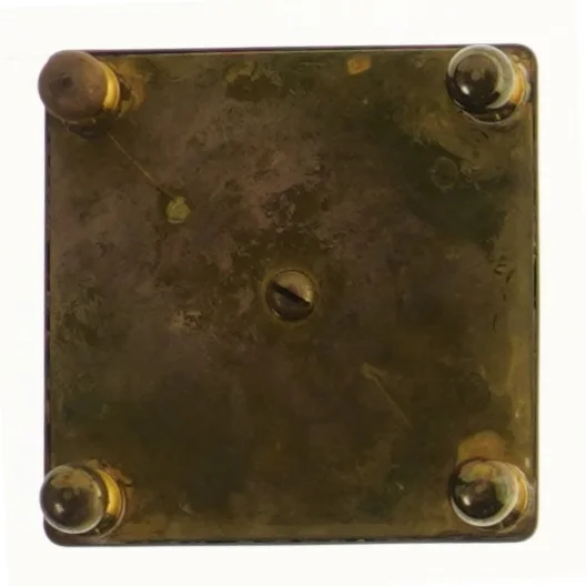 Messing lysestage (str. 15,5 cm)