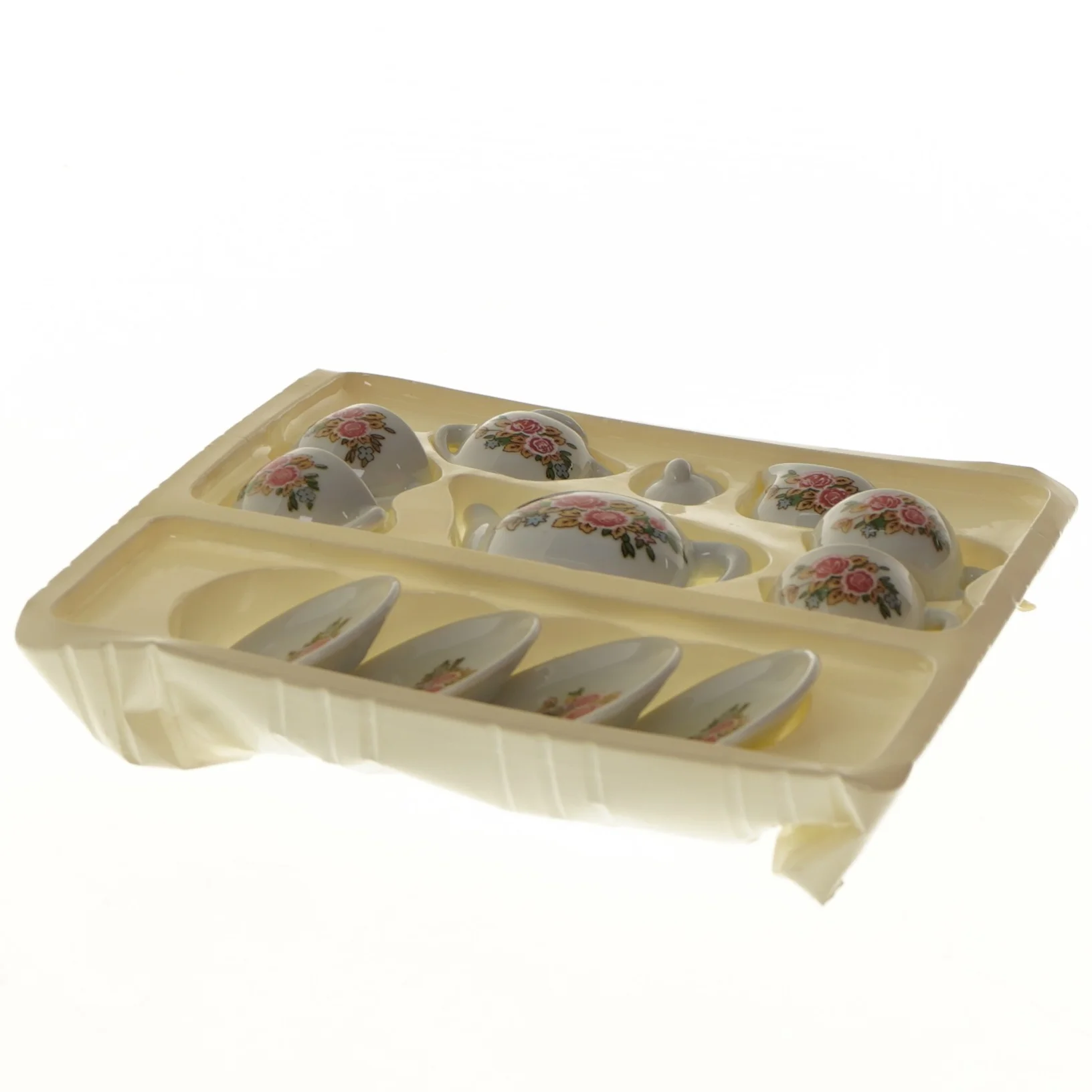 Porcelæn te sæt til børn fra Little Miss Lucy (str. (kasse)4x20x19,5 cm)