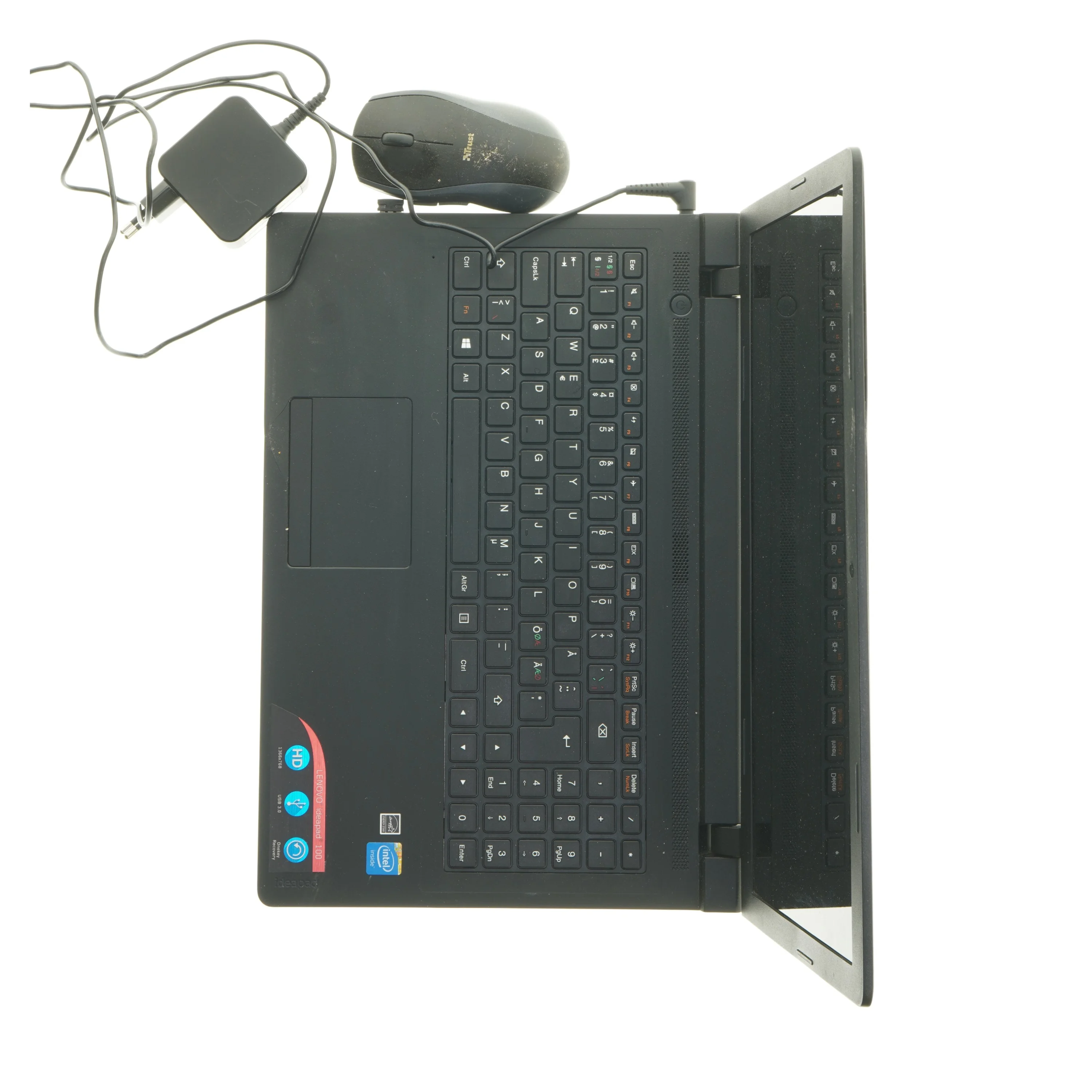 Lenovo bærbar computer med tilbehør fra Lenovo (str. 37,5x26 cm)