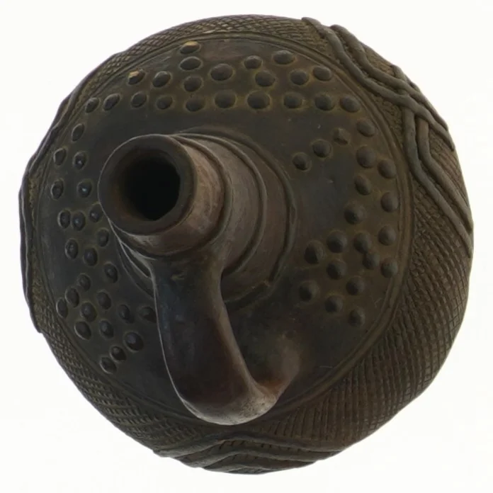 Antik dekoreret vase 18,5 cm (str. 18,5 cm)