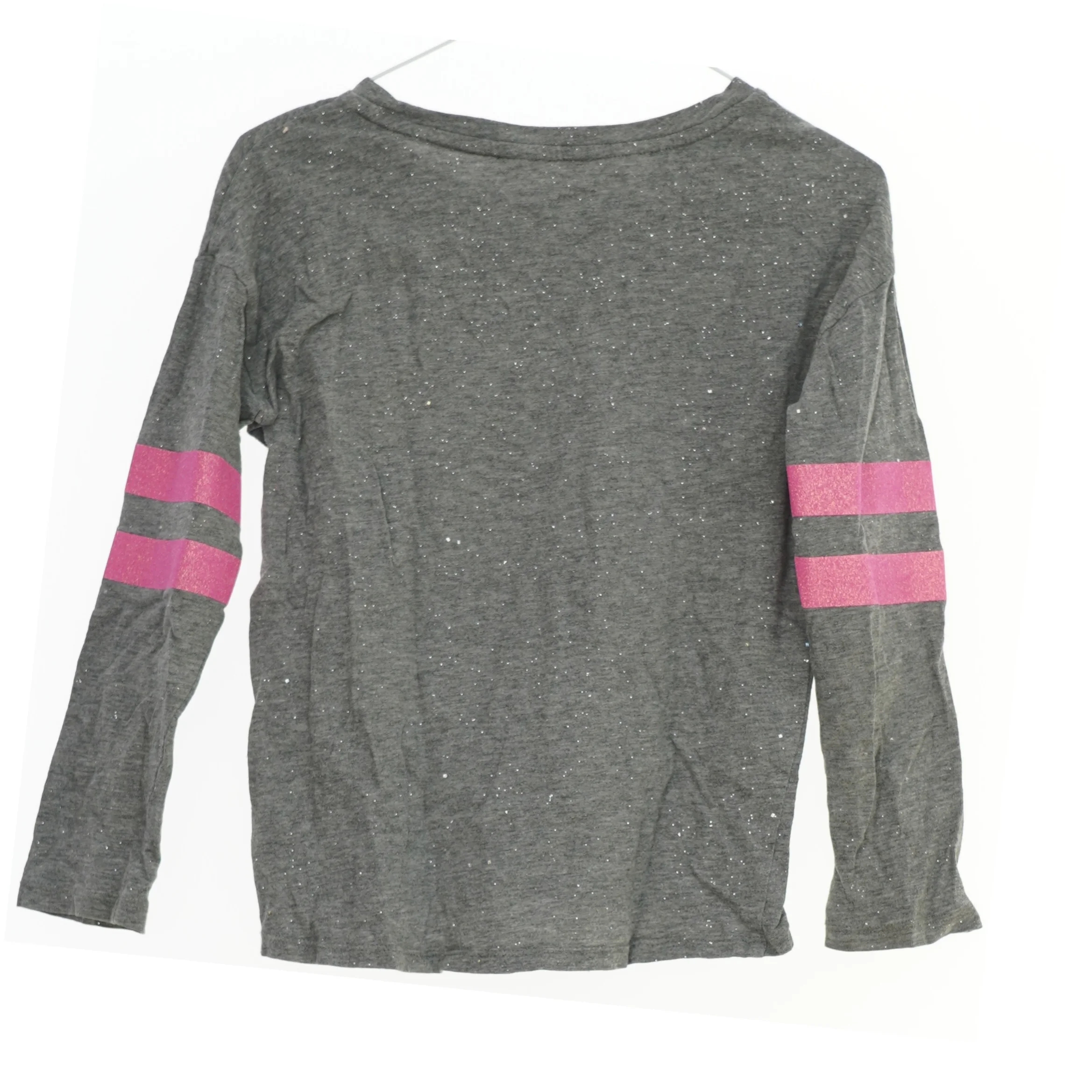 Langærmet grå bluse med pink detaljer fra OshKosh fra OshKosh (str. 104)