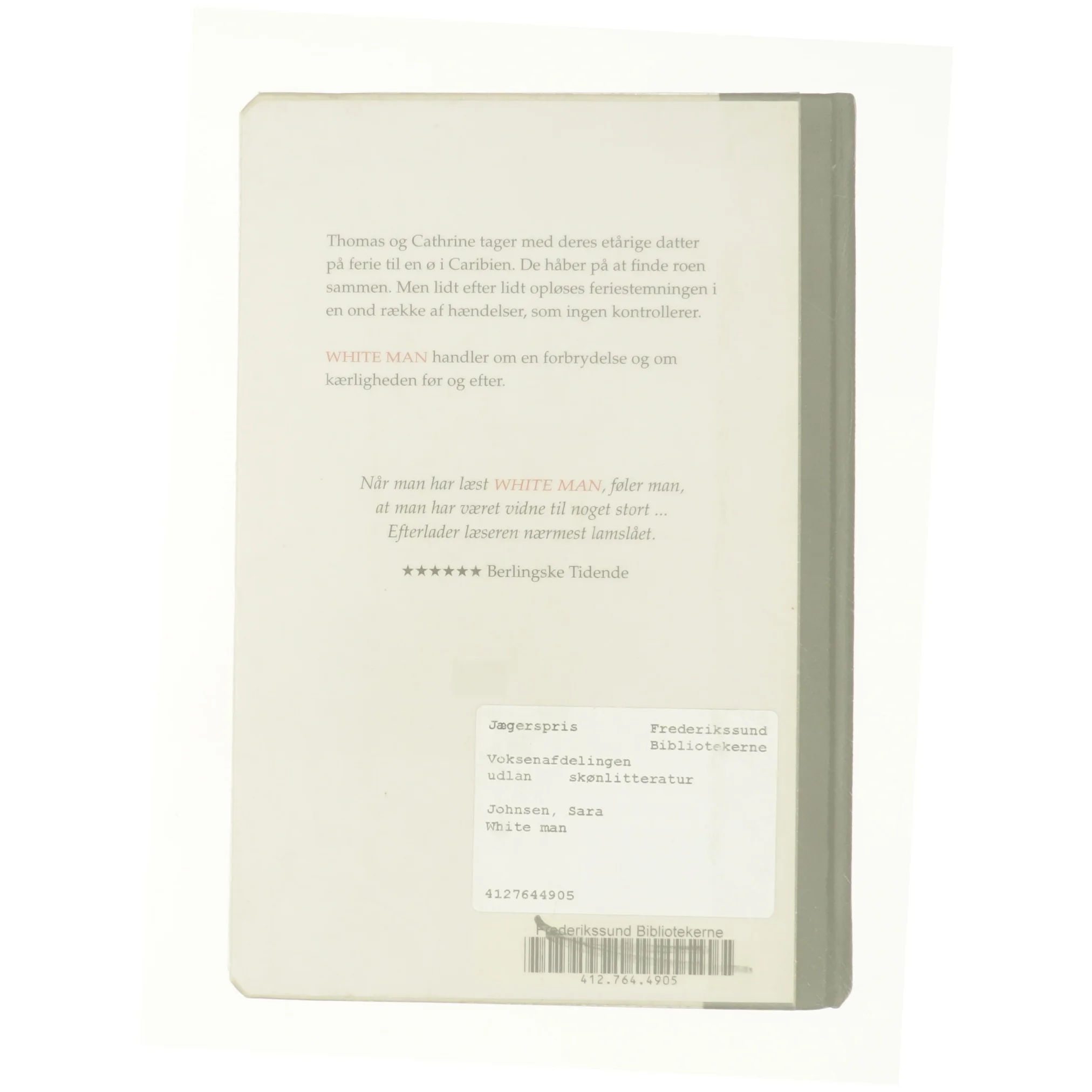 White Man af Sara Johnsen fra Bog