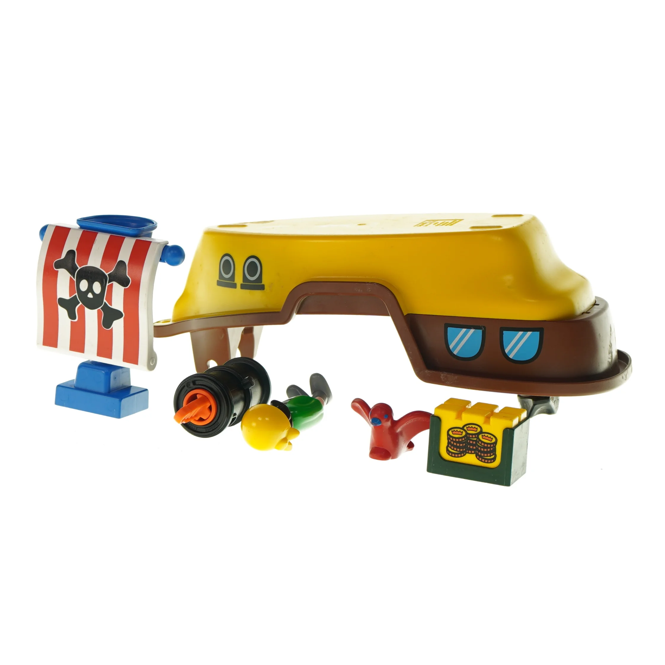 Sørøver legetøjsskib (str. 30 x 11 x 8cm)