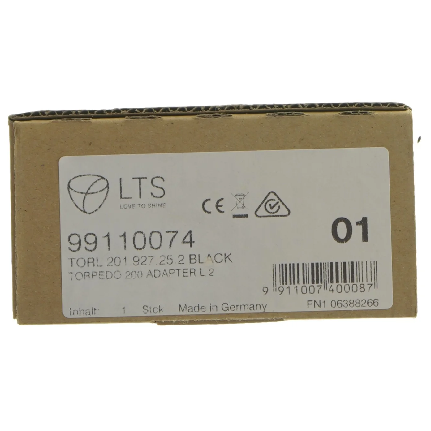 Spotlampe med adapter fra LTS (str. 20 cm)