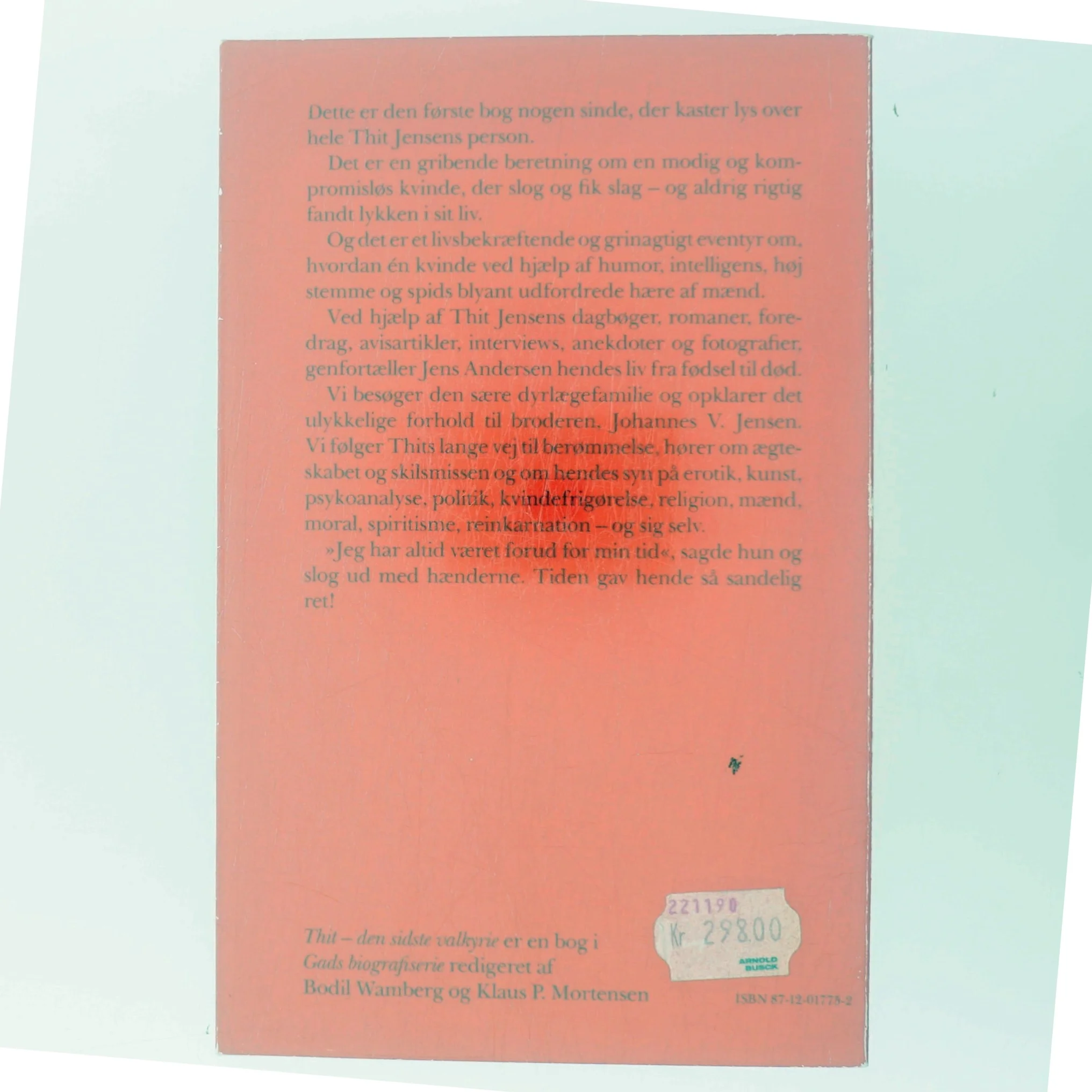 Thit - den sidste valkyrie af Jens Andersen (Bog)