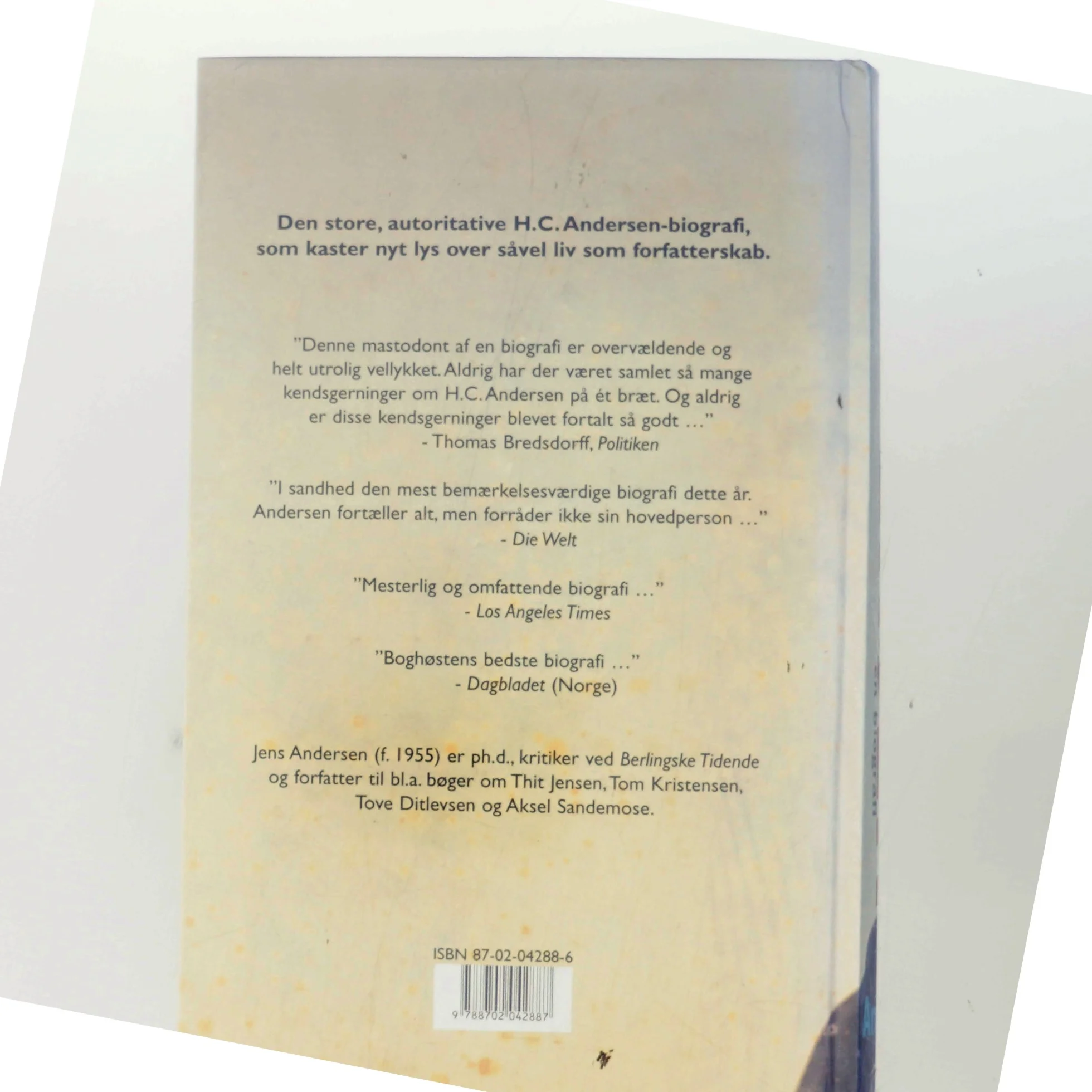 Andersen : en biografi af Jens Andersen (f. 1955) (Bog)