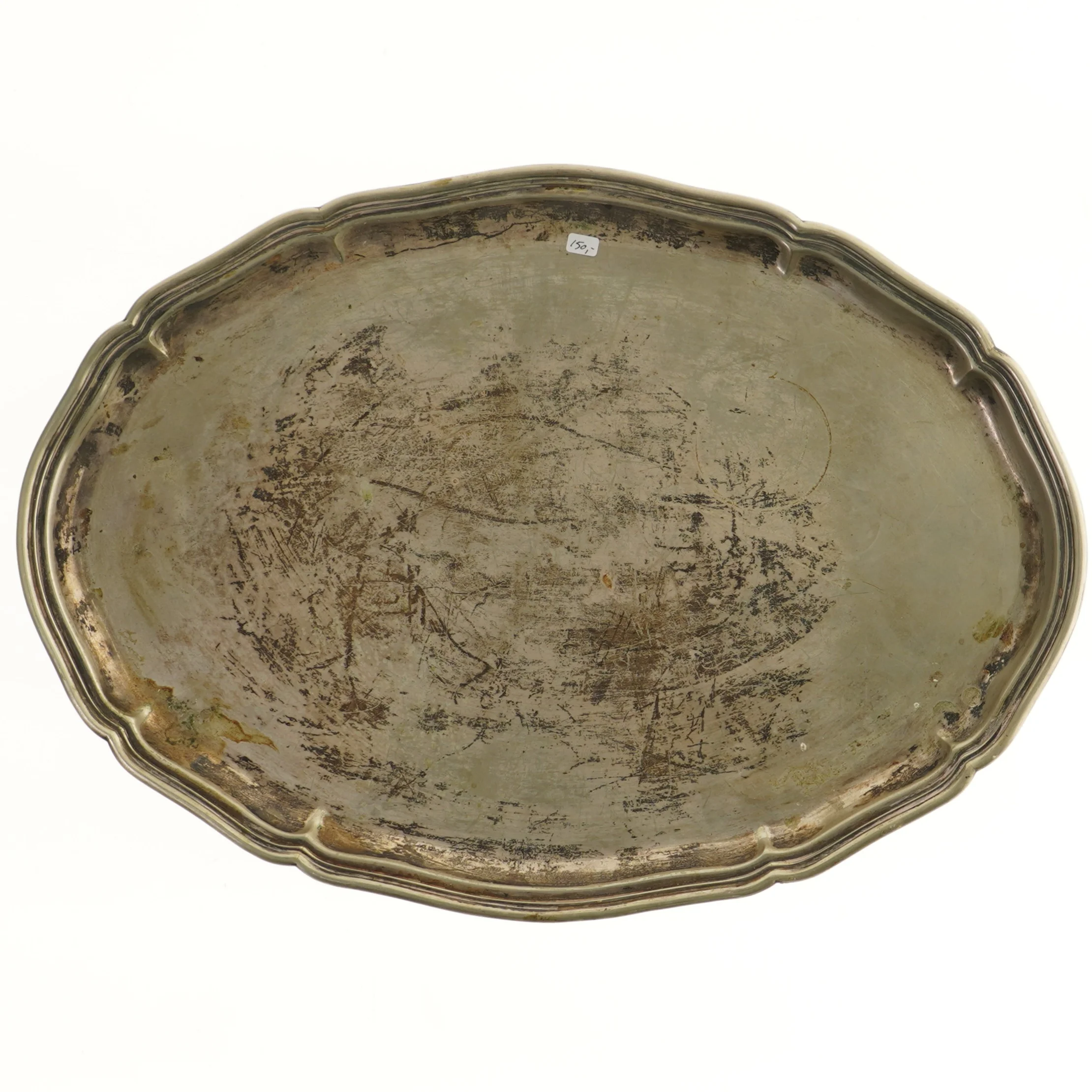 Dekorativt metalfad fra ACS (str. 46x32 cm)