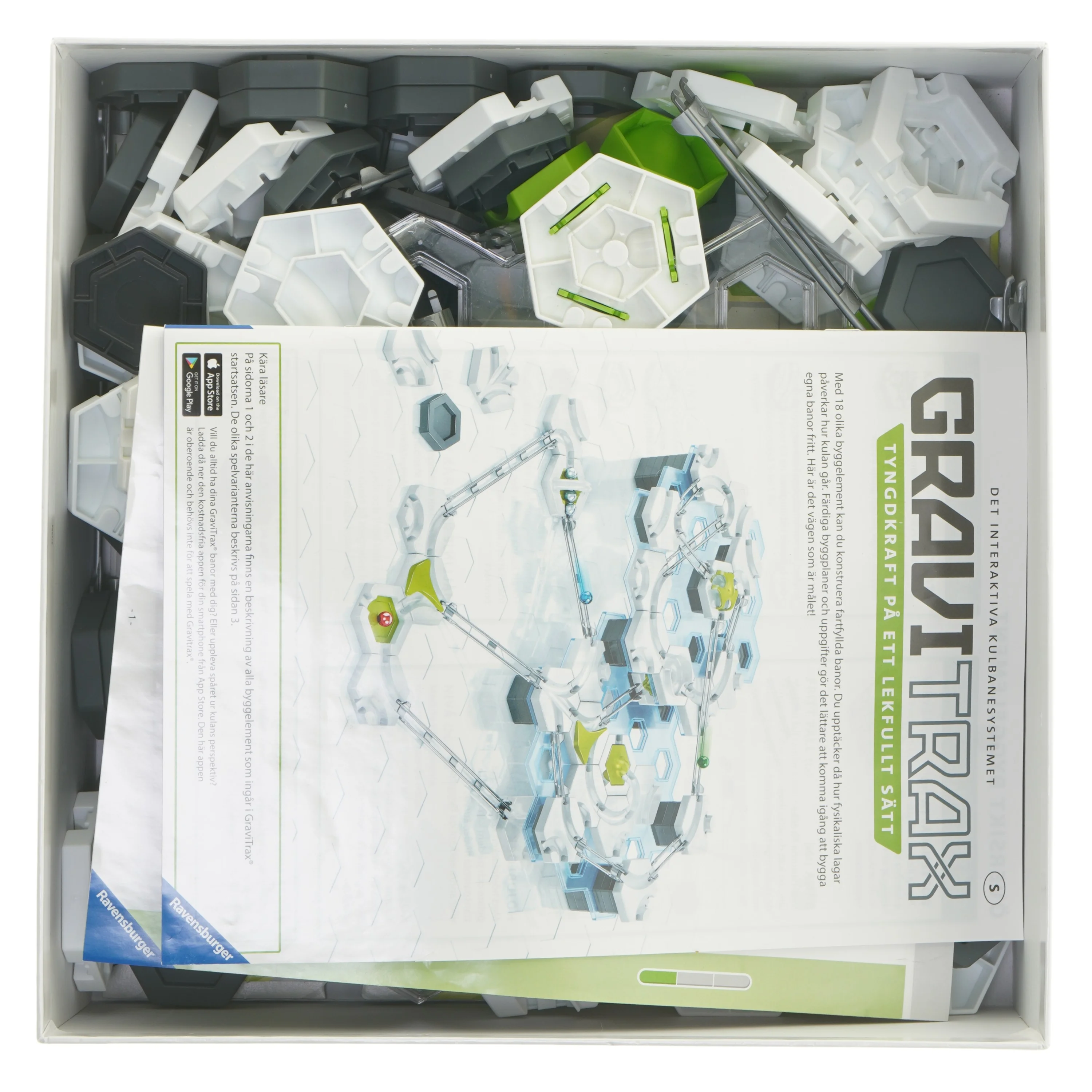 GraviTrax Starter-Sæt fra Ravensburger (str. 34x34 cm)