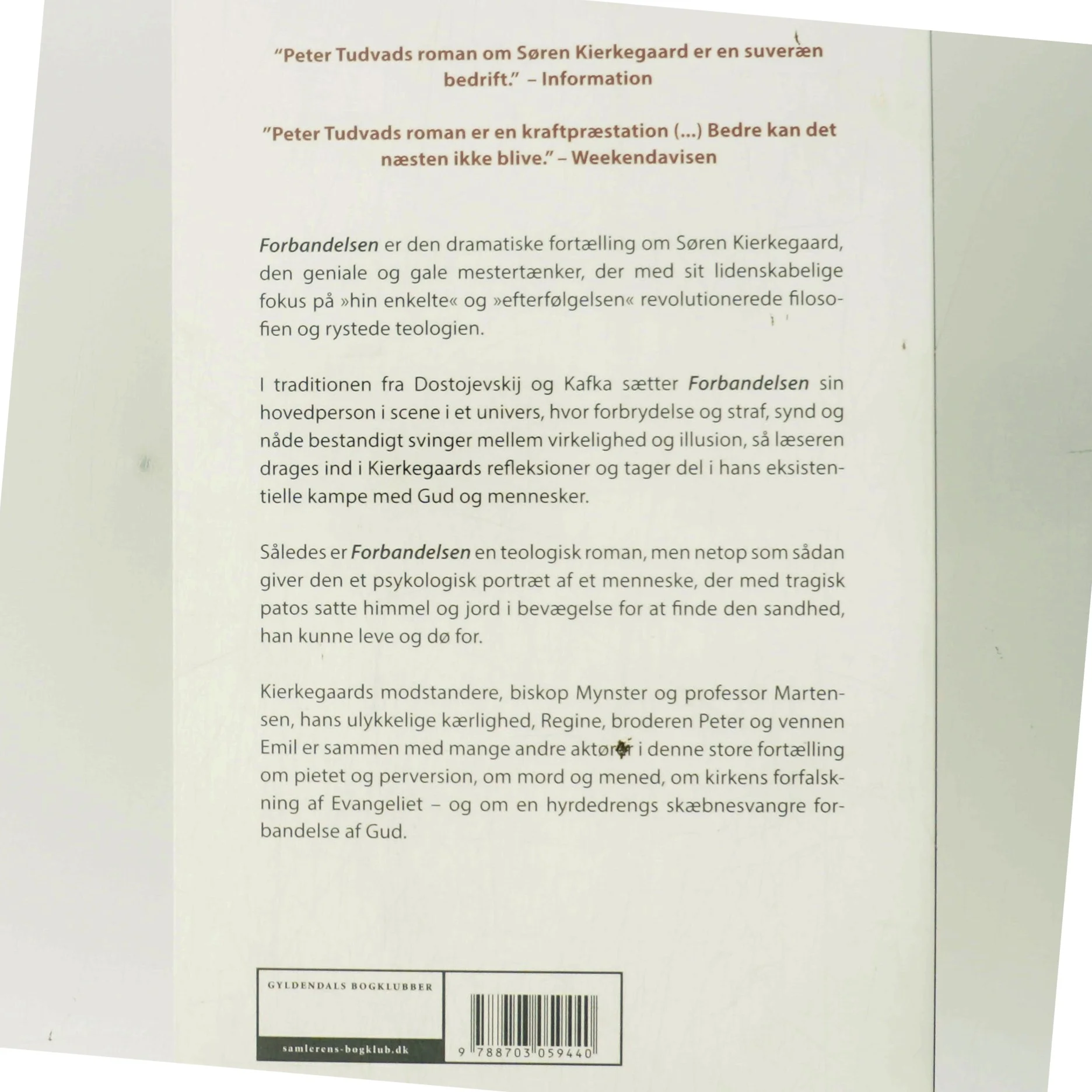 Forbandelsen af Peter Tudvad (Bog)