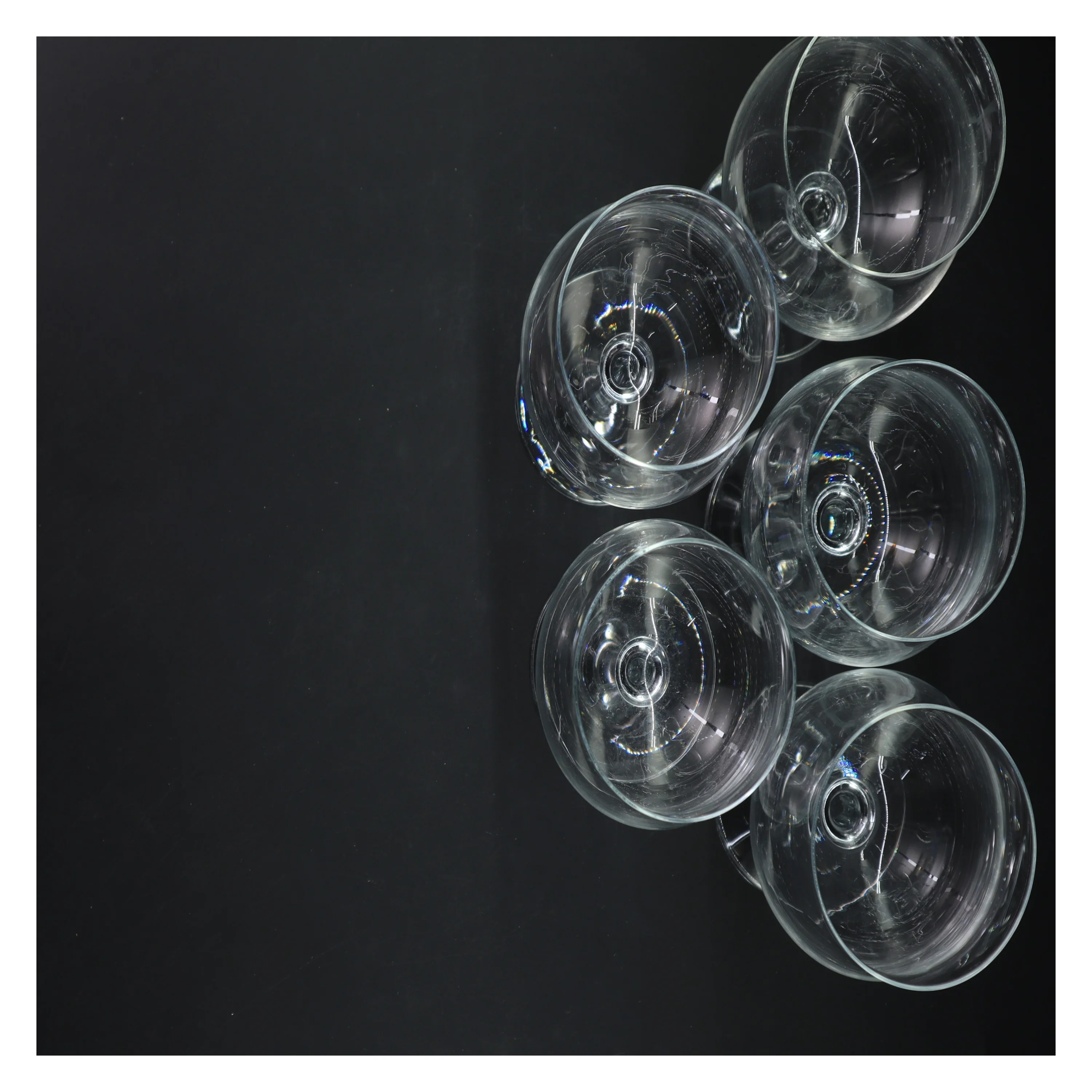 Sæt af rødvinsglas (str. 5 styk, 22 cm)