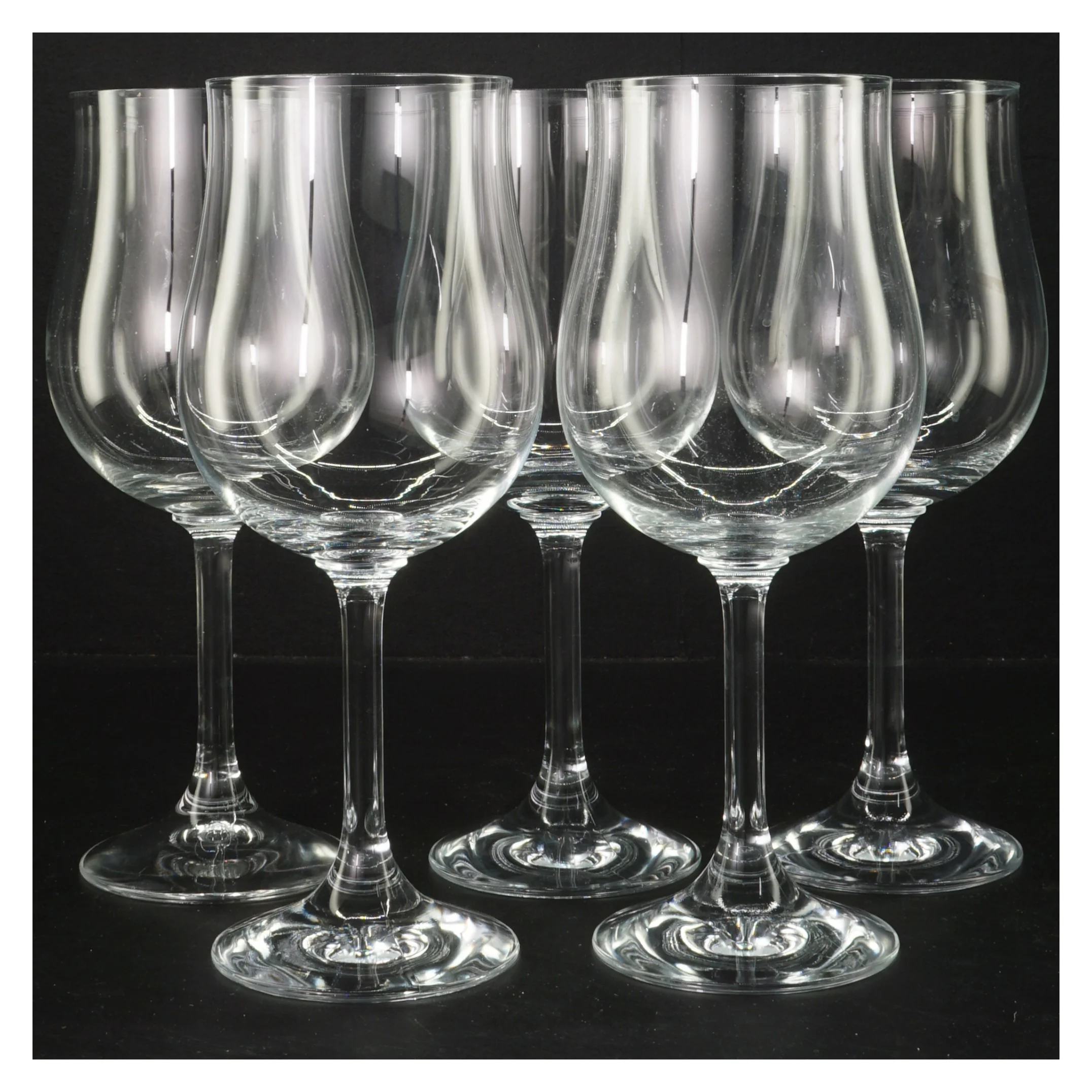 Sæt af rødvinsglas (str. 5 styk, 22 cm)