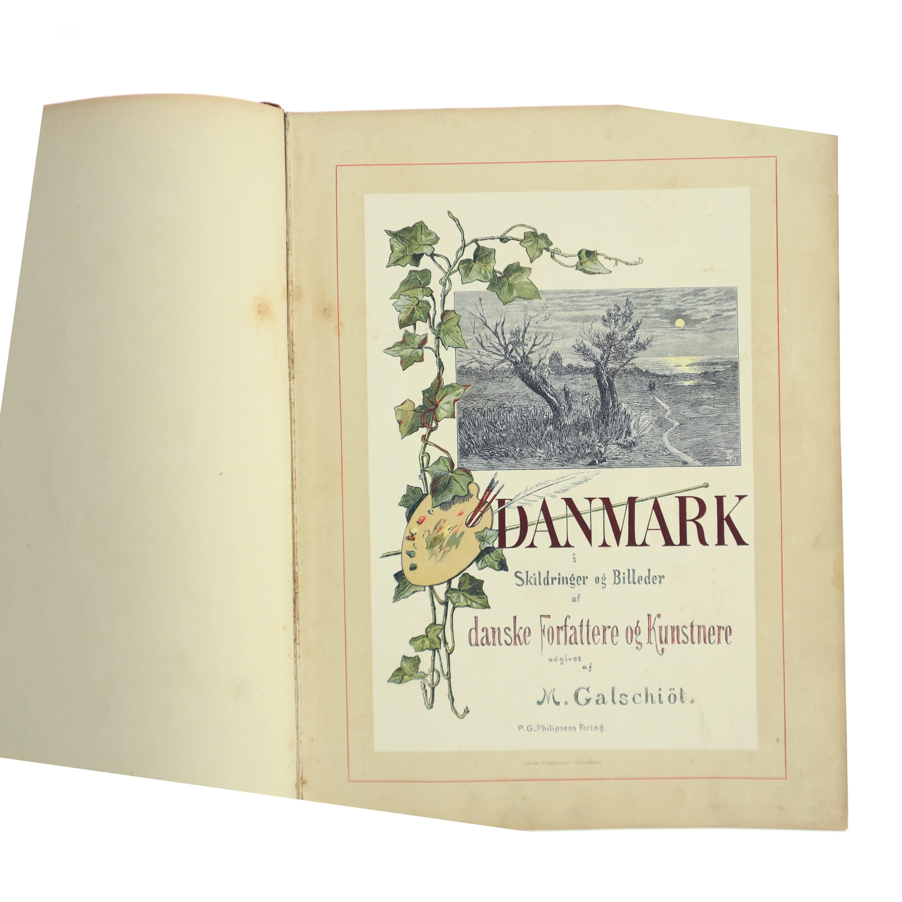 Danmark i Skildringer og Billeder af M. Galschiøt (Bog)