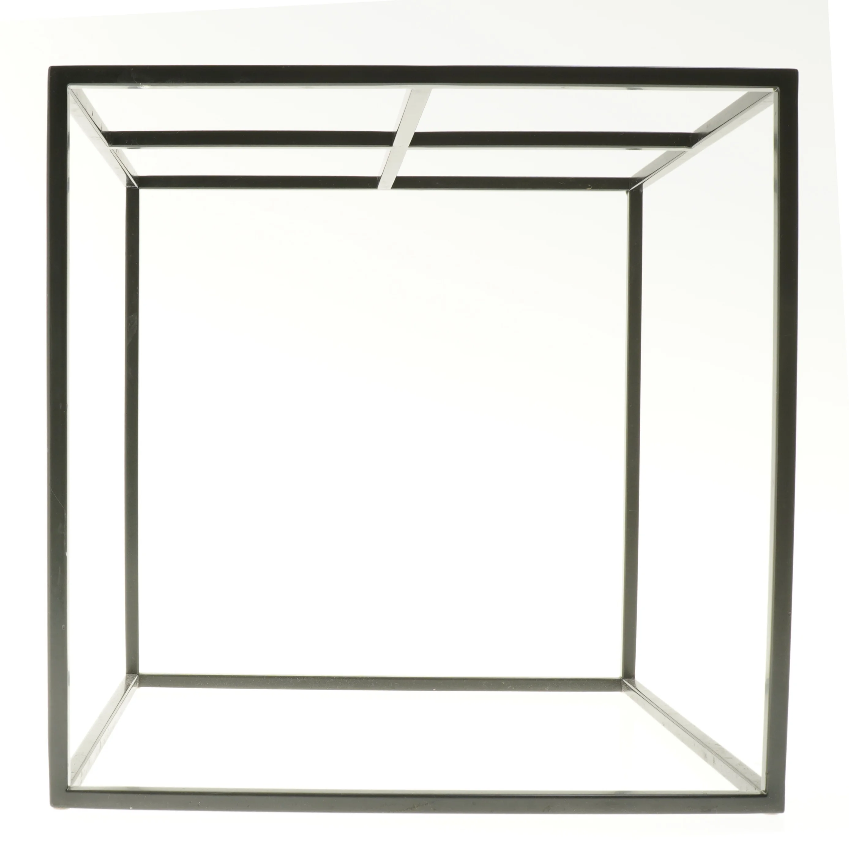 Metalkube til dekoration (str. 30x30 cm)