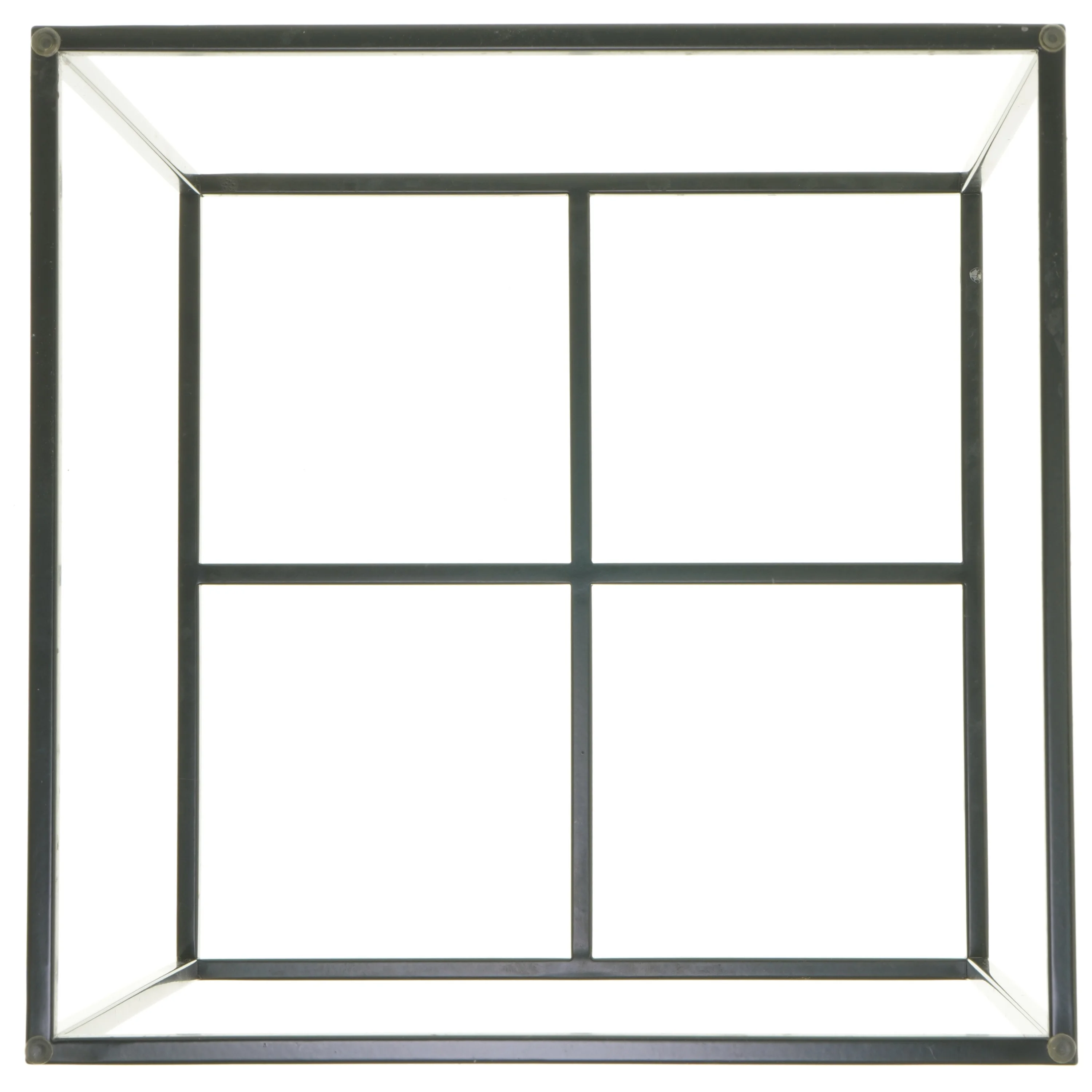 Metalkube til dekoration (str. 30x30 cm)