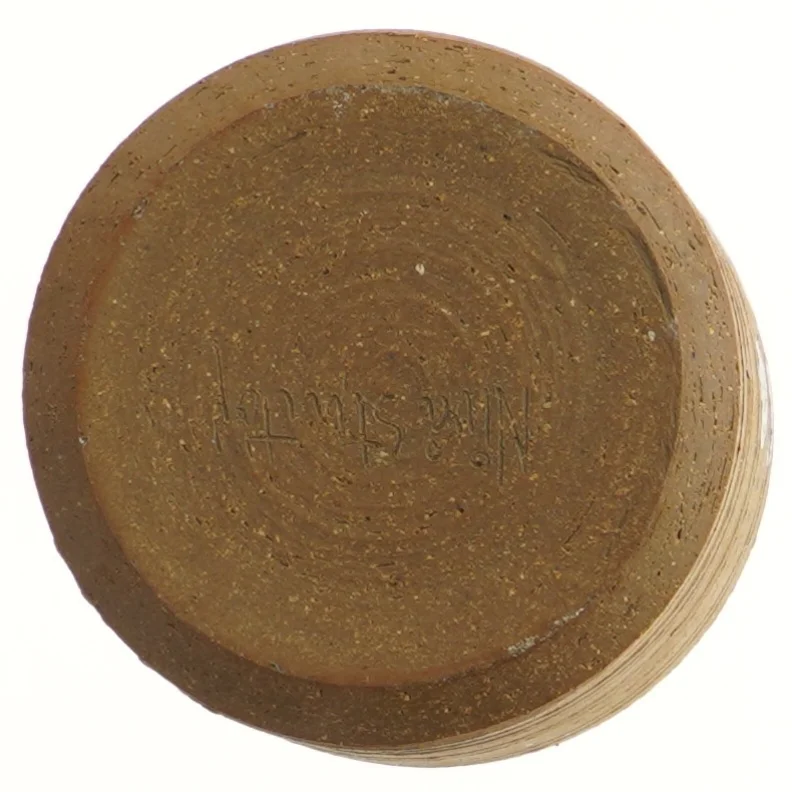 Keramisk vase med mønster (str. 19 cm)