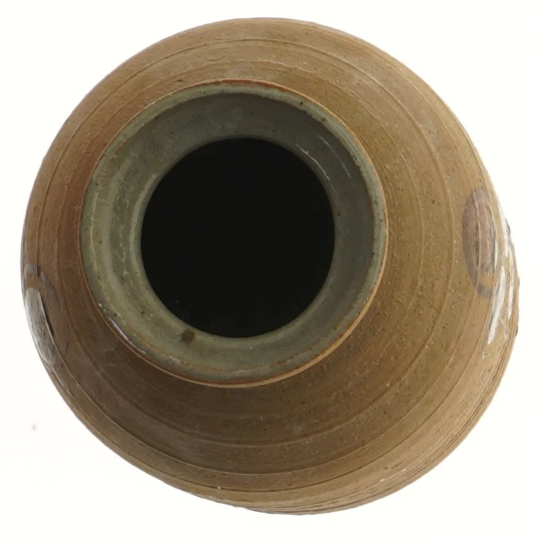 Keramisk vase med mønster (str. 19 cm)