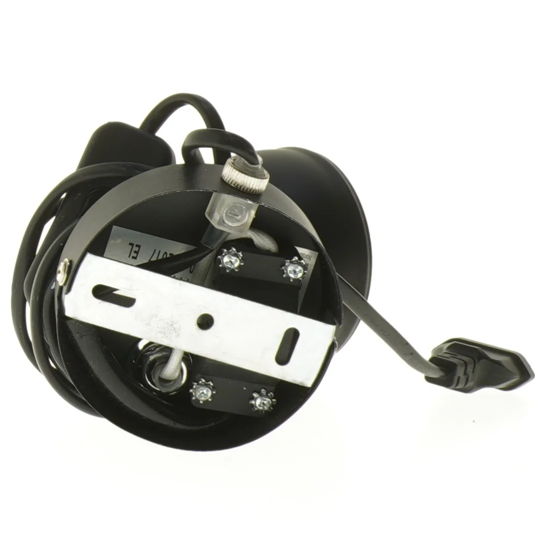 Sort spotlampe (str. 18 cm)