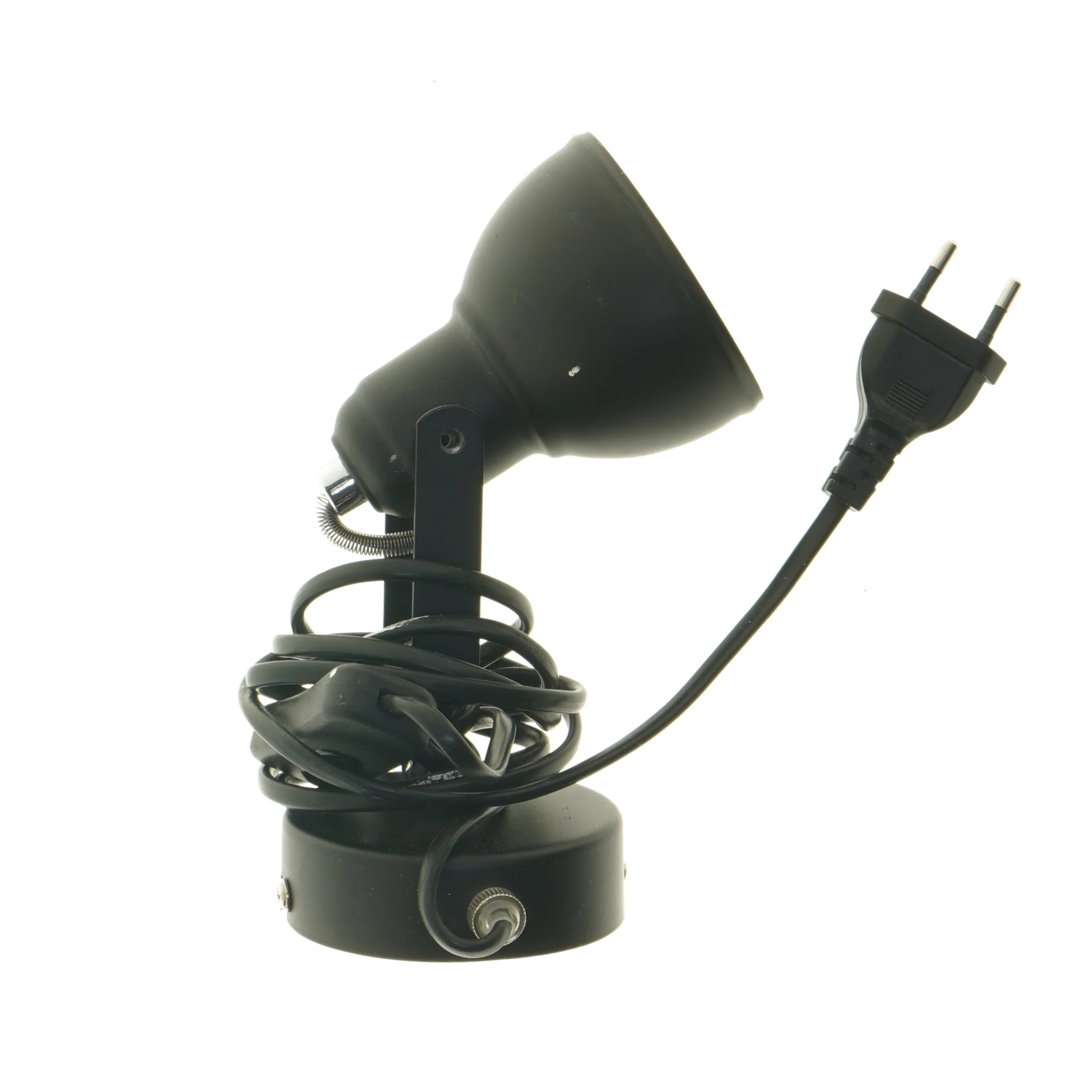 Sort spotlampe (str. 18 cm)