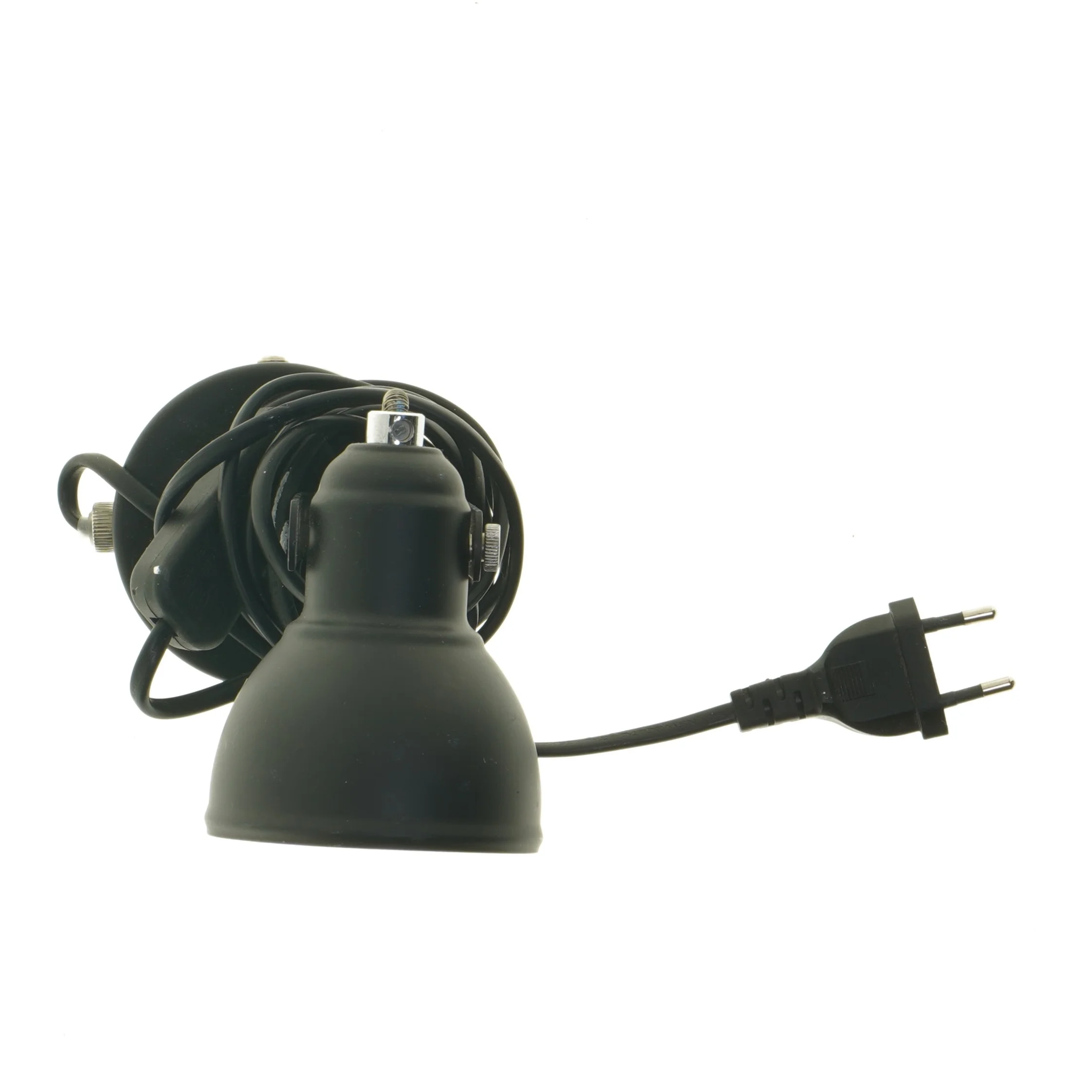 Sort spotlampe (str. 18 cm)